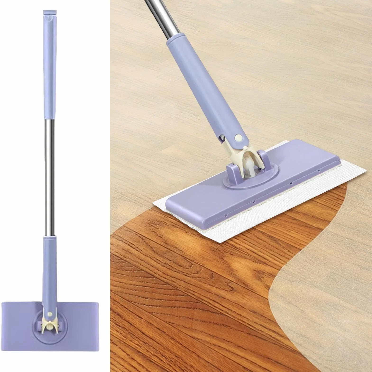 Automatyczny mop do twardego drewna laminatu płytek zestaw