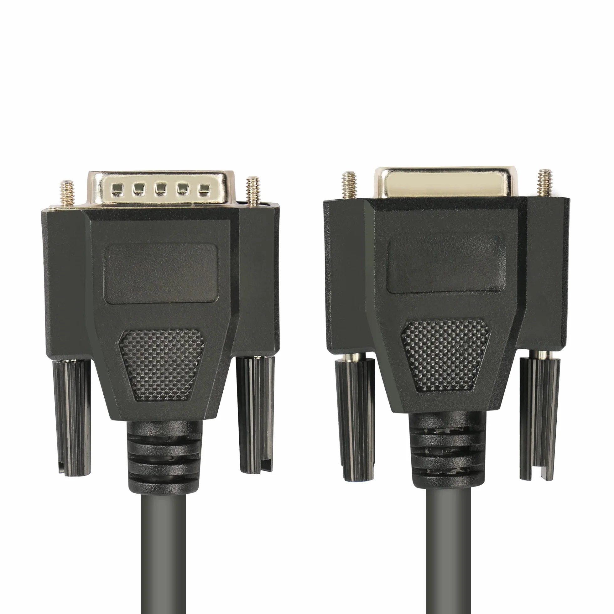 Kabel szeregowy DB15 męski na żeński 15-pinowy port prosty 0,5 m (czarny)