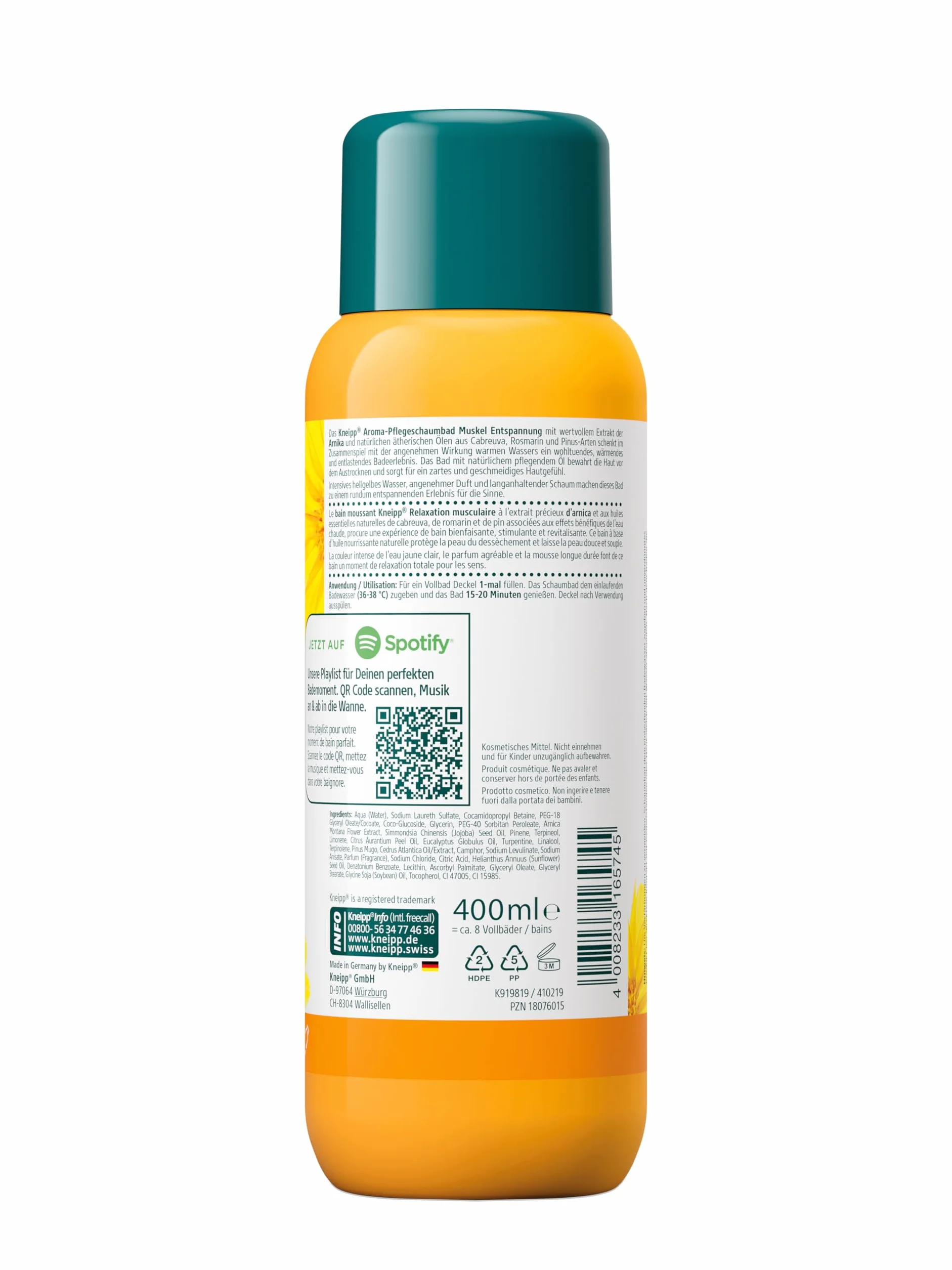 Kneipp Aroma Arnika Olejek do Kąpieli 400 ml
