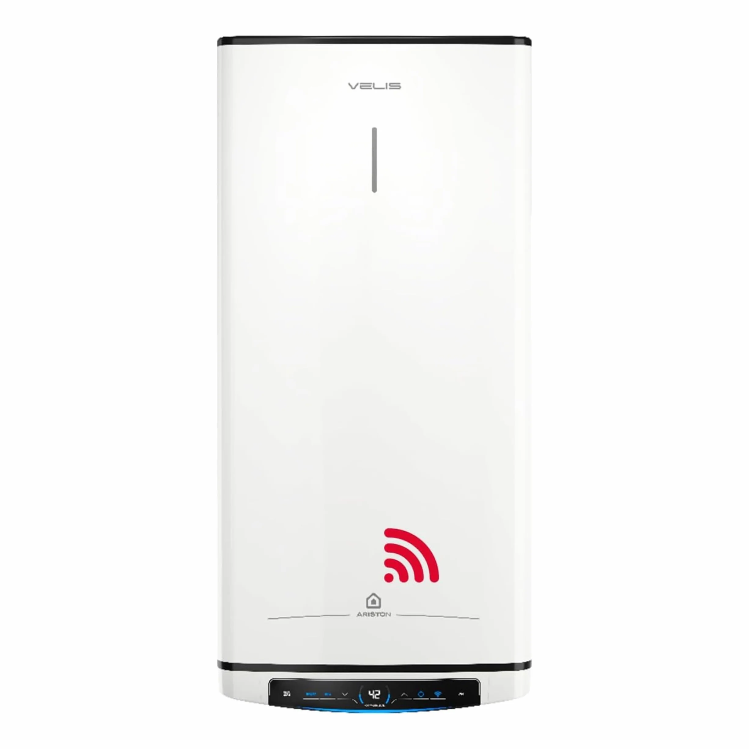 Ariston Velis Pro Wifi - elektryczny podgrzewacz wody, wielopozycyjny elektryczny podgrzewacz wody, elektryczny termos o pojemności 50 litrów, Wi-Fi i funkcja ECO-EVO 79,7 x 27,5 x 51,1 cm, instalacja