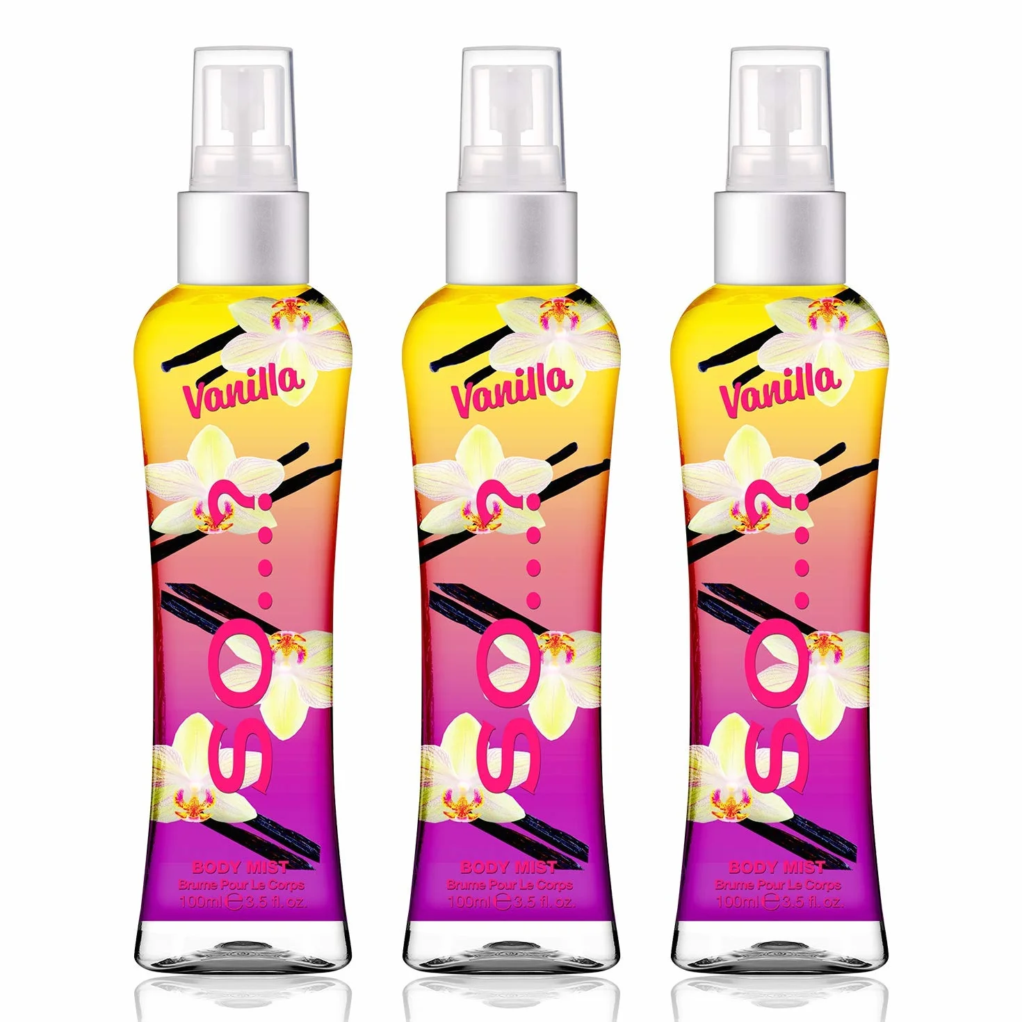 Body Mist By So...? Vanilla Perfumowana mgiełka do ciała dla kobiet 100 ml (zestaw 3 szt.)