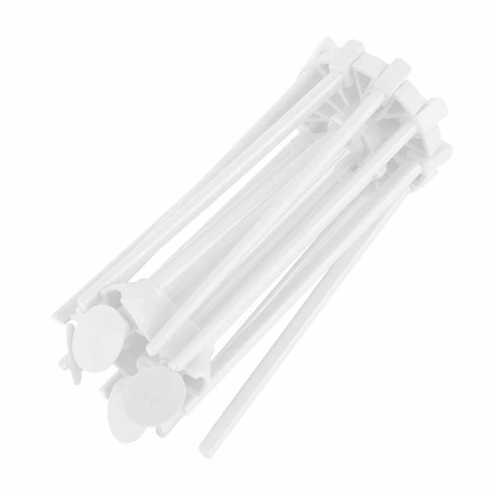 Stojak na makaron suszarka do spaghetti składana domowy biały