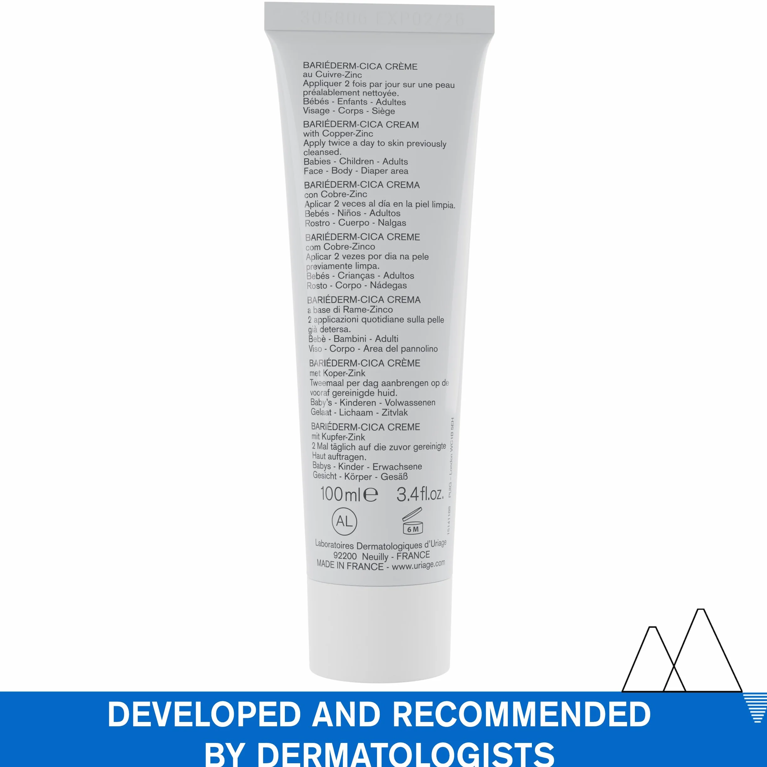 Uriage Bariéderm Cica - Ripartarice Creme 100 ml