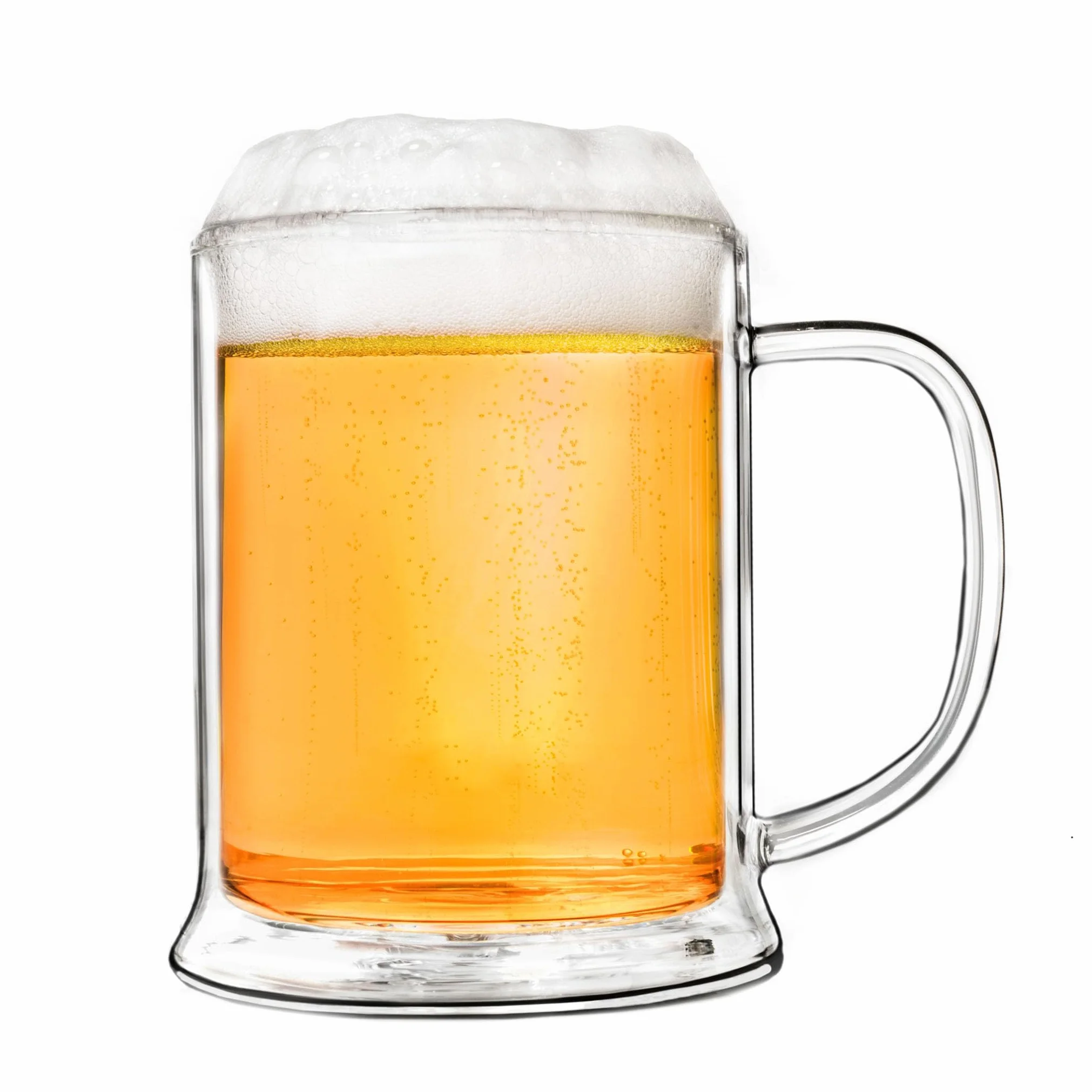 Creano Szklanka do Piwa Podwójne Ścianki 500 ml Termiczna Kufel