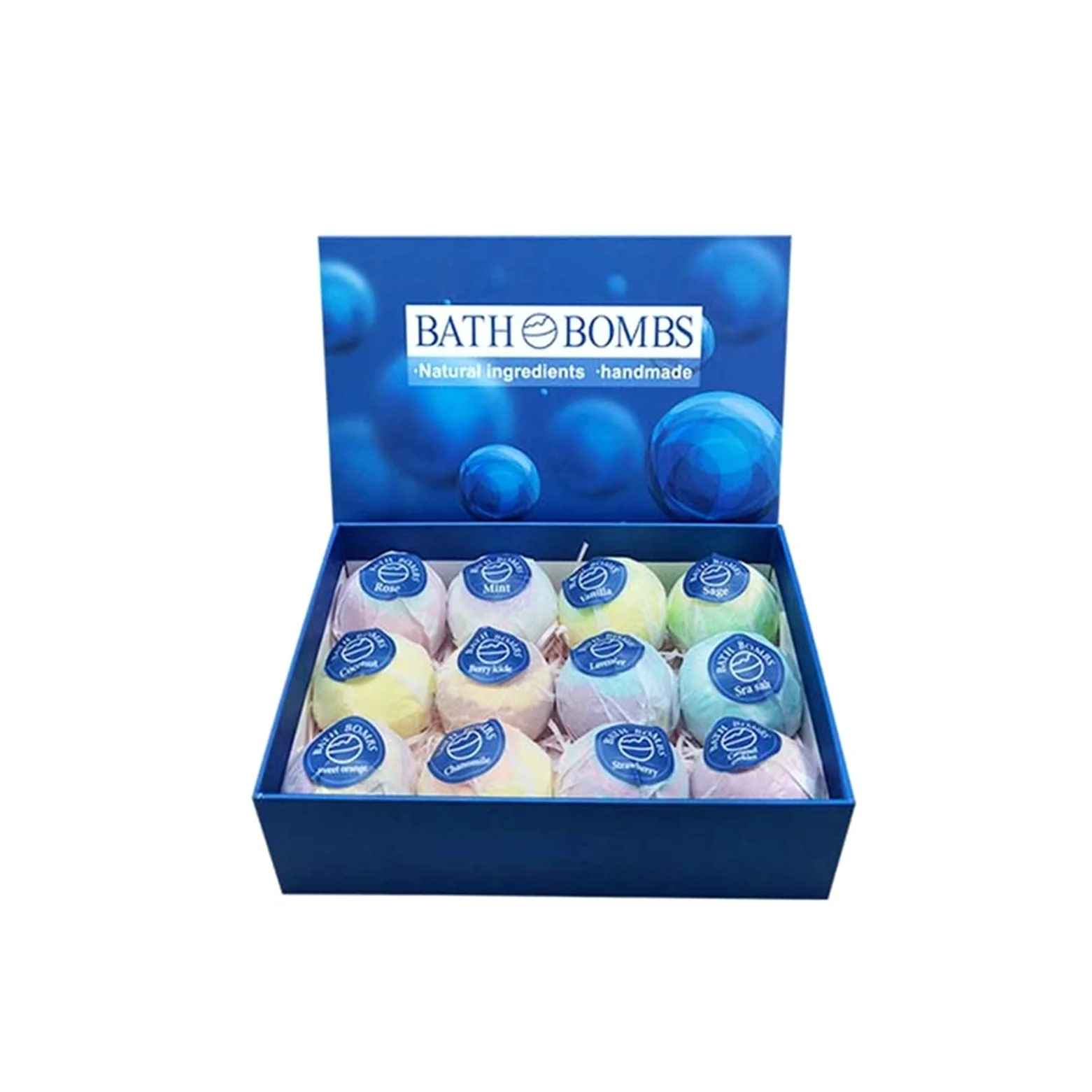 12 szt. Zestaw do kąpieli bomby do kąpieli suszony olejek eteryczny Kulka kąpielowa mieszana Kolor pływający kulka solna kulka Bath Bombs