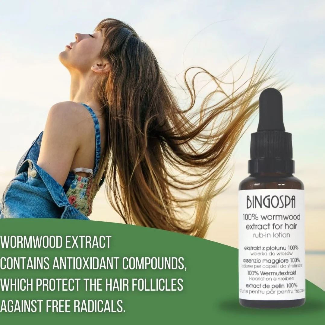 BINGOSPA Ekstrakt z piołunu 100% wcierka do włosów 30 ml