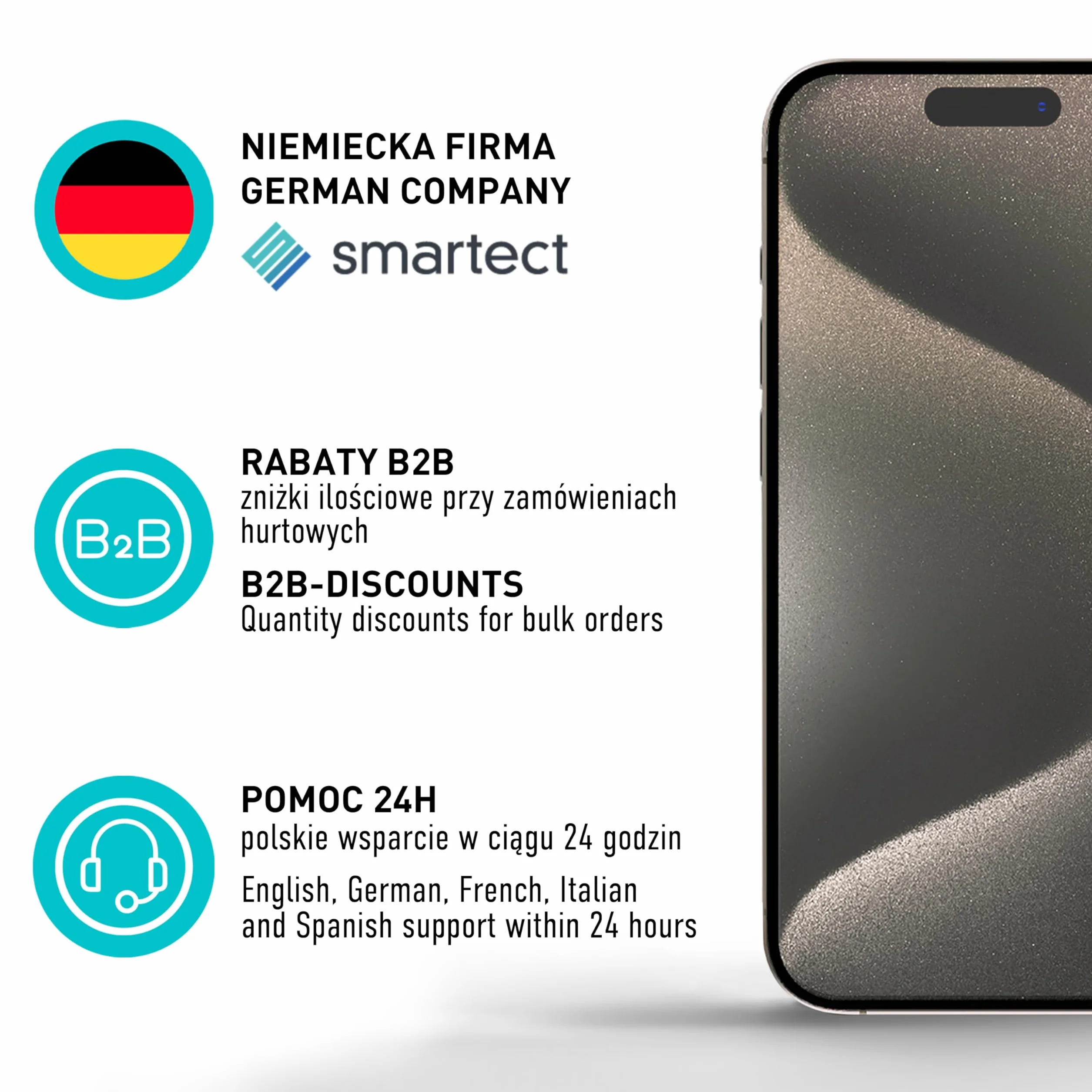 smartect Folia Ochronna TPU [2 Sztuki, Clear] dla OnePlus 13, Zakrywa cały wyświetlacz, Ochraniacz Ekranu bez Pęcherzyków, Bez Odcisków palców
