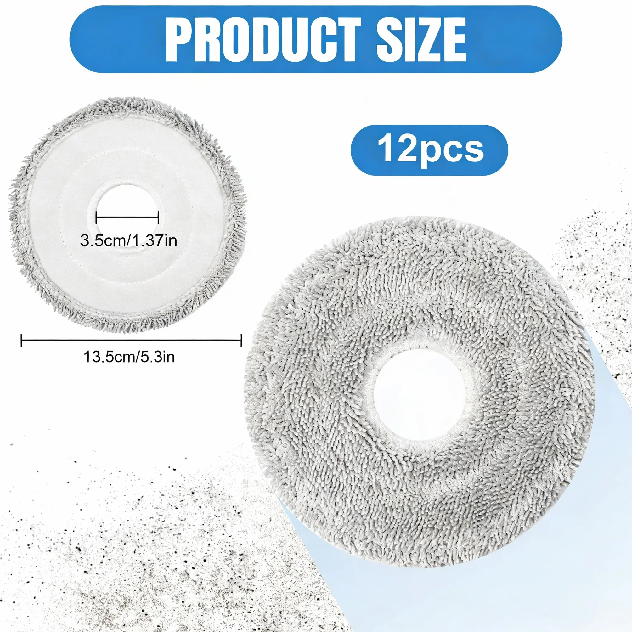 Ściereczki do wycierania Dreame S10/S10 PRO/S10 PRO PLUS/S10 PLUS/S10PRO UltraS20, S20/520 Pro, X10/X10 PRO/X10/Pro Ultra, X20/X20 PRO PLUS, X30/X30 PRO, L10 S Ultra/L1 0S PRO Ultra zakres