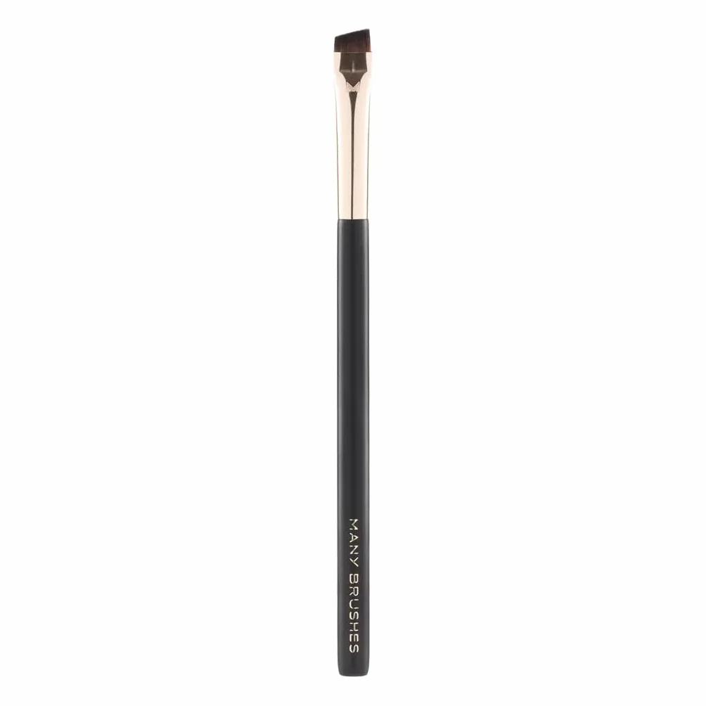 MB-18 Skośny pędzel do brwi i eyelinera Many Beauty – profesjonalny pędzelek z włosia syntetycznego, precyzyjny aplikator do makijażu oczu, idealny do żelowych eyelinerów, pomad i cieni
