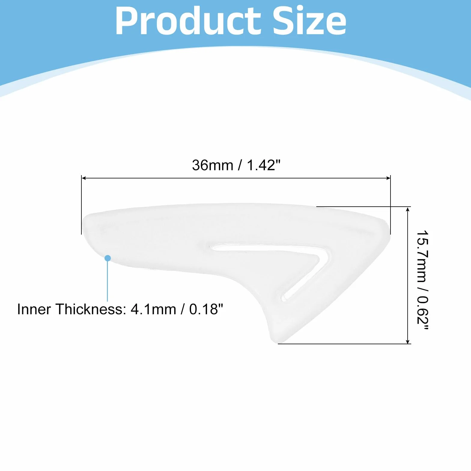 QUARKZMAN 30 sztuk nasadek ochronnych na ostrza 36 x 15,7 x 4,1 mm z tworzywa sztucznego