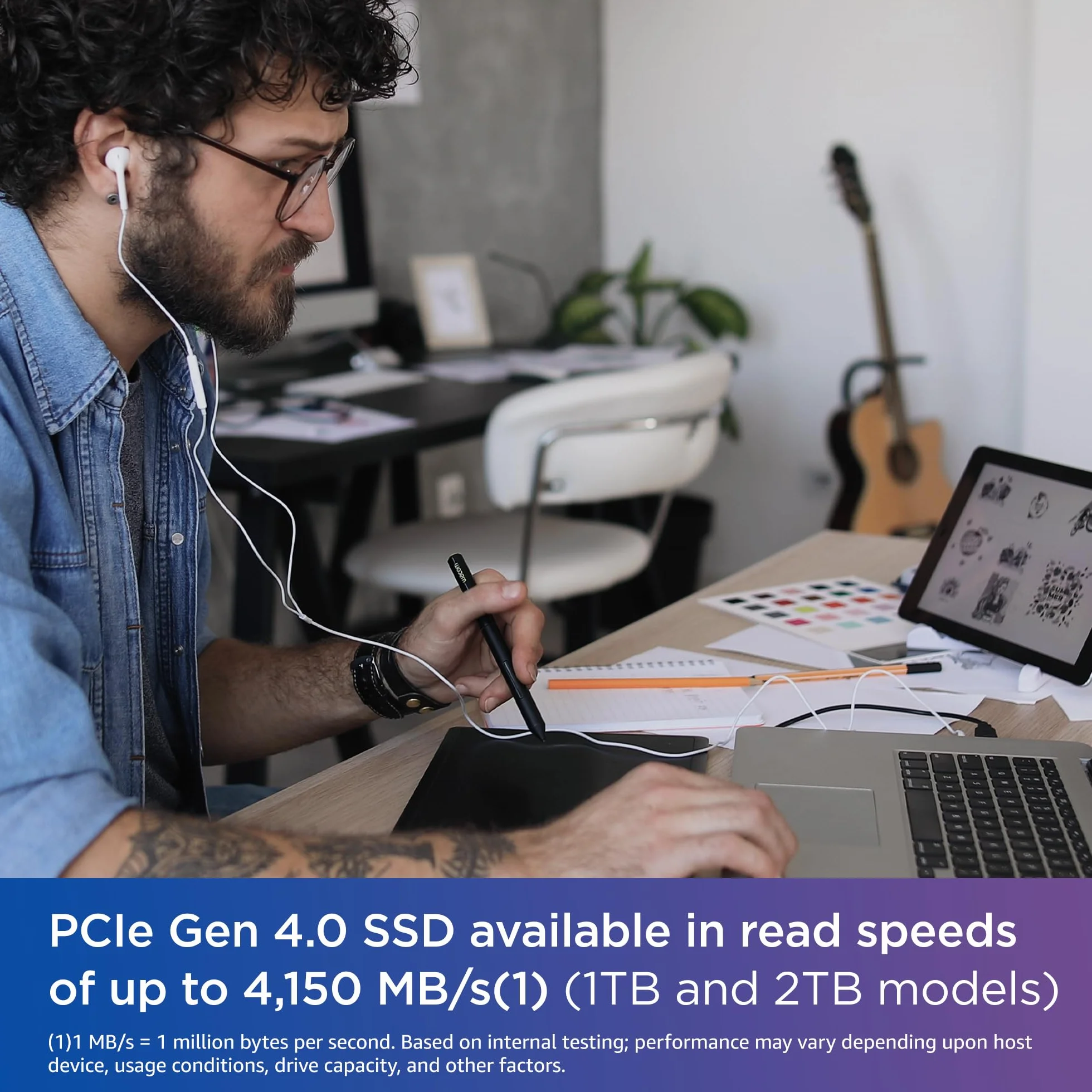 Western Digital WD-Blue SA580 SSD NVMe4.0 4150-4150MB/s 2TB