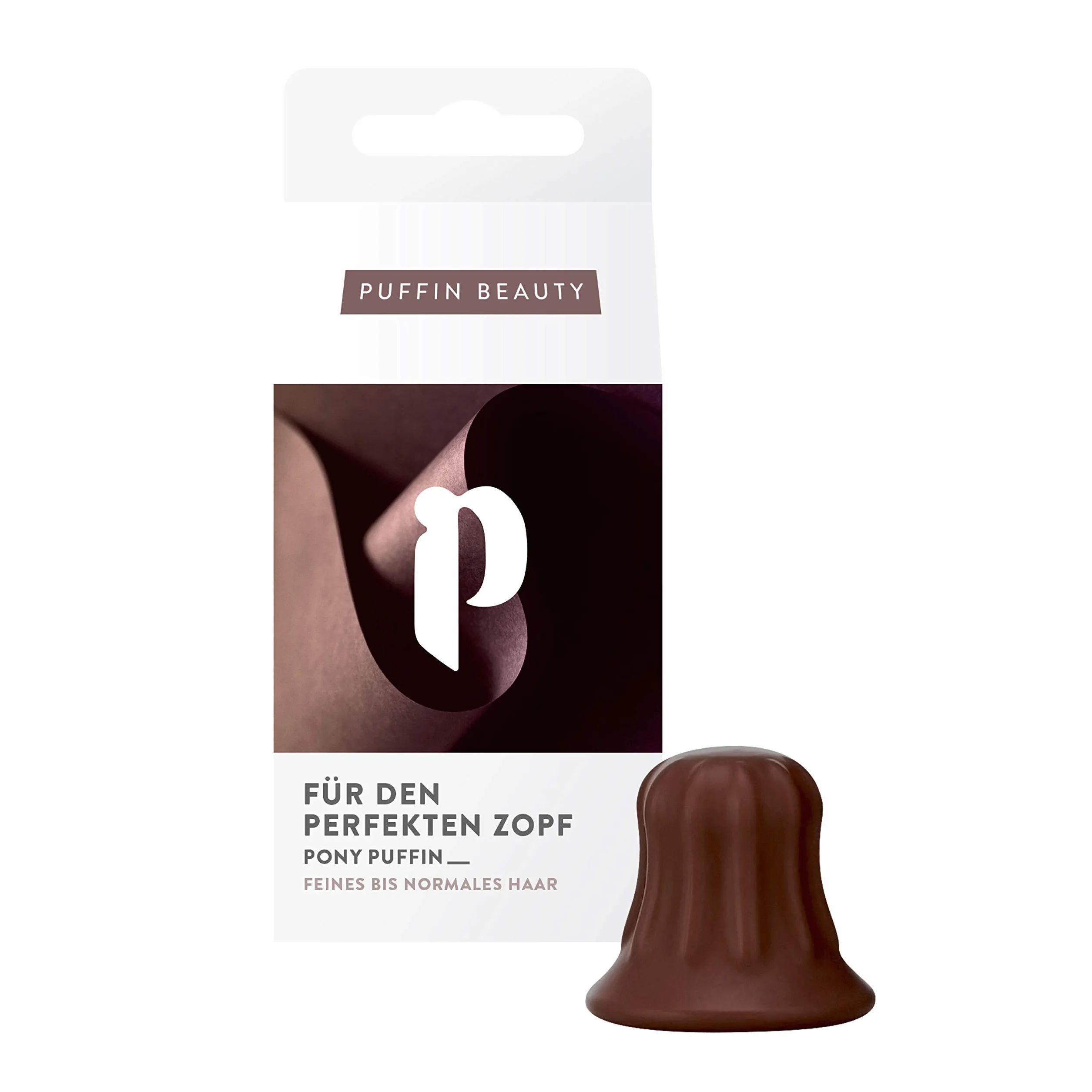 pony puffin Chocolate | dla idealnego warkocza o pełnej objętości i utrzymaniu – Made in Germany | nie zawiera lateksu i wegańskie | podnosi Twój warkocz na wyższy poziom | brązowy do wszystkich