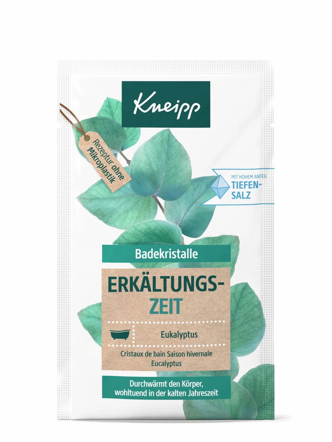 Kneipp Eukaliptus Sól do Kąpieli, 60 g
