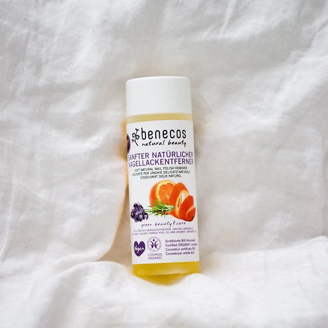 benecos - Naturalne Kosmetyki - zmywacz do paznokci - organiczny olej muszli organowych & organiczny olejek lawendowy - wegański - 125ml