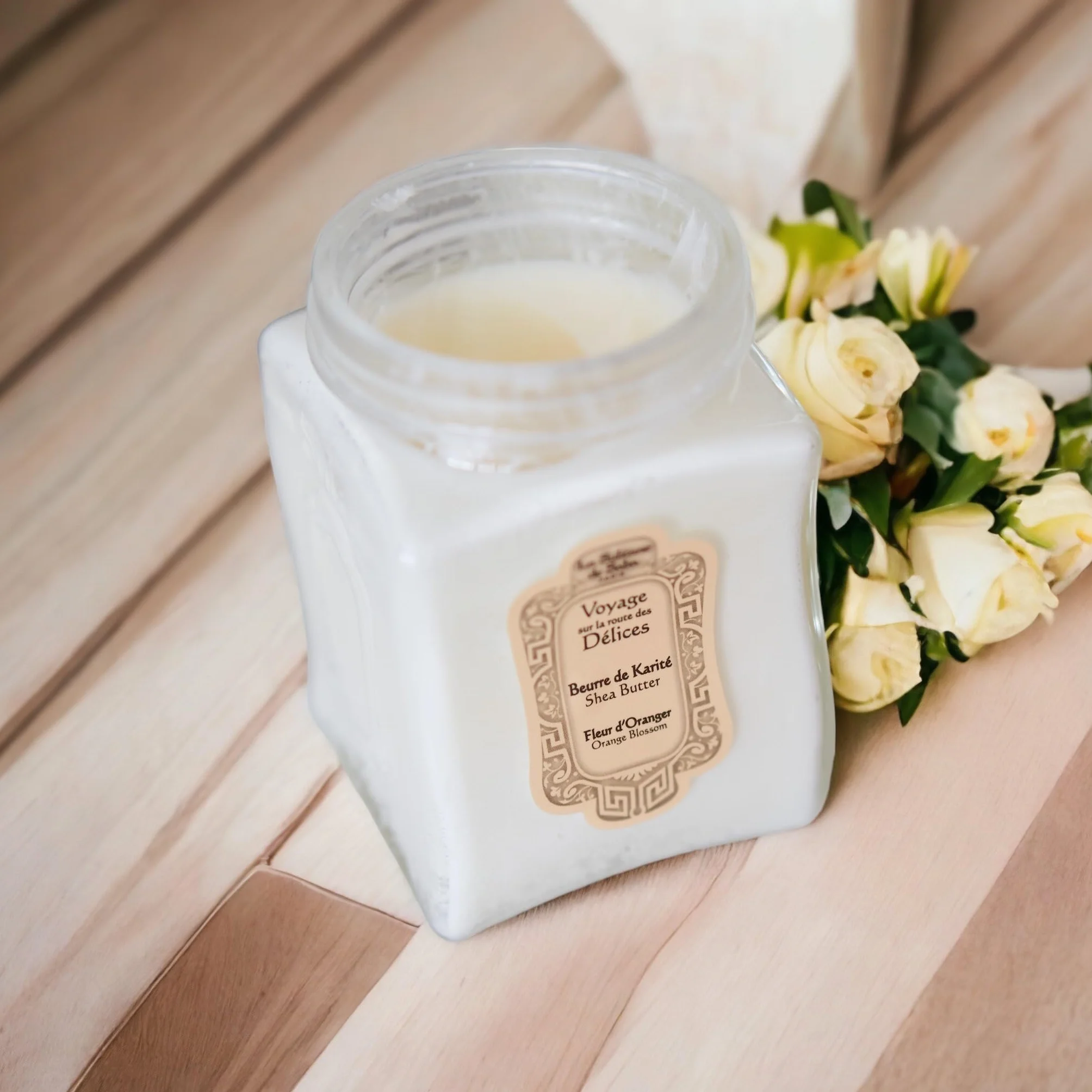 La Sultane de Saba - Masło shea z kwiatem pomarańczy, 300gr - Podróż na szlaku rozkoszy