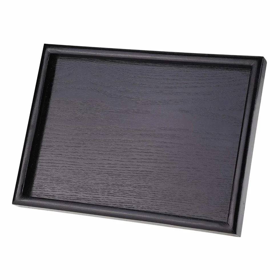 Drewniana taca na herbatę prostokątna 30x20x2 cm