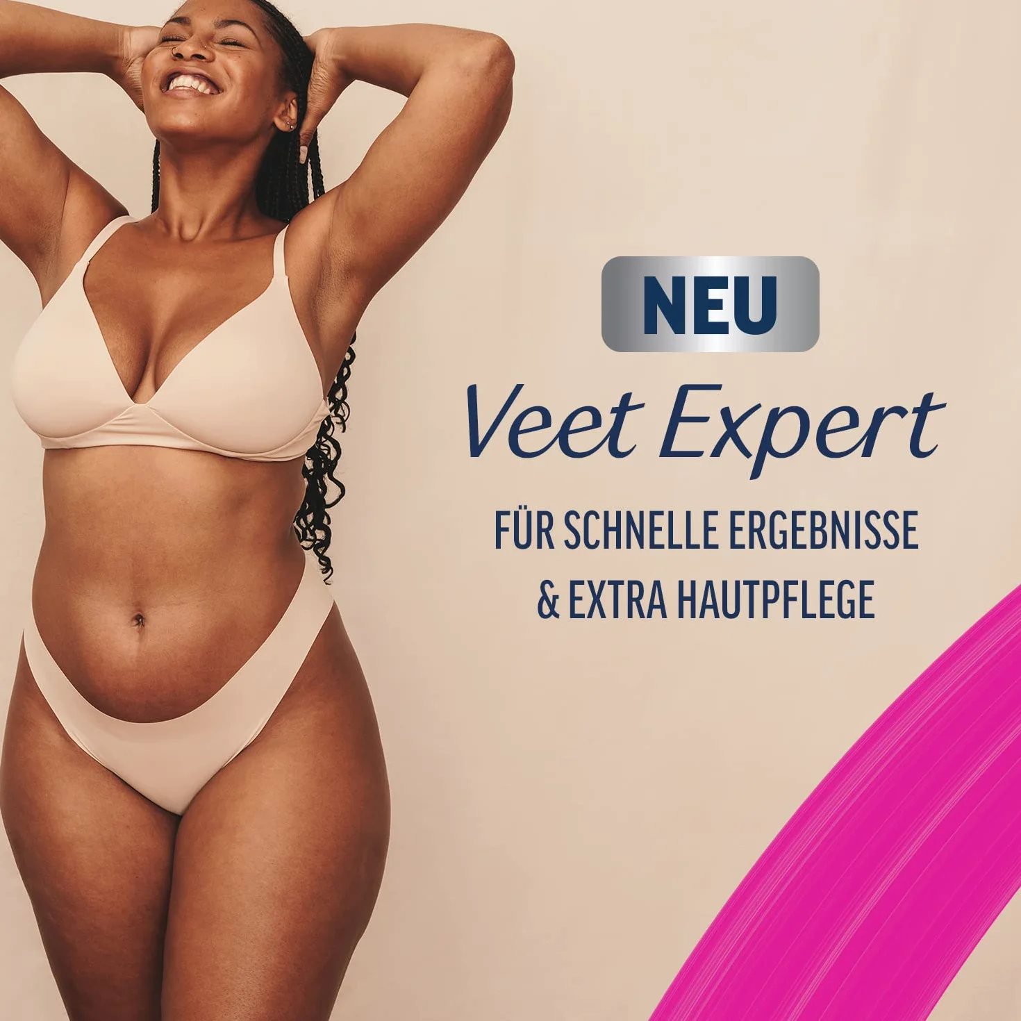 Veet Expert paski woskowe na ciało i nogi – paski woskowe do usuwania włosów do wszystkich rodzajów skóry, w tym skóry wrażliwej – 10 podwójnych pasków = 20 pasków