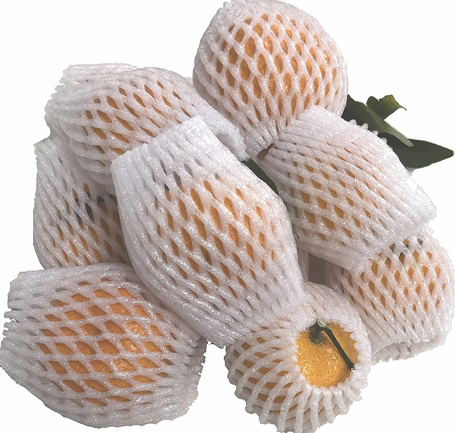 On1shelf Siatkowa siatka szklana butelka owoce warzywa ochraniacze ochraniacz na żywność x10 szt. (pół butelki), biały, Cylinder