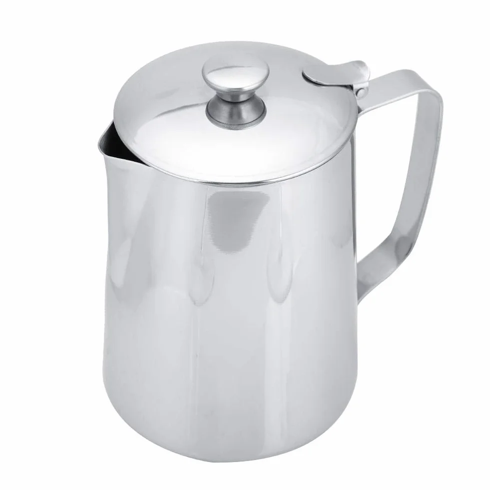 Nikou Kubek do piany ze stali nierdzewnej 1000 ml do kawy latte art