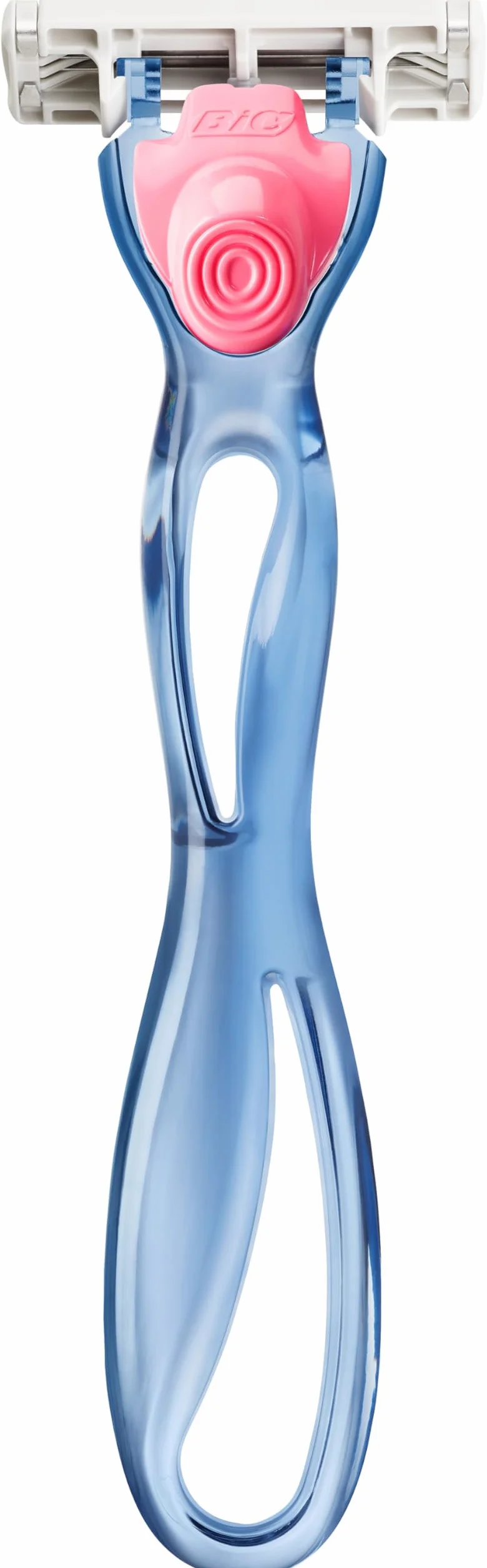 BIC Click 3 Soleil Sensitive damskie wkłady do golarki, 3 ruchome ostrza i pasek smarowy - pudełko z 8 wkładami