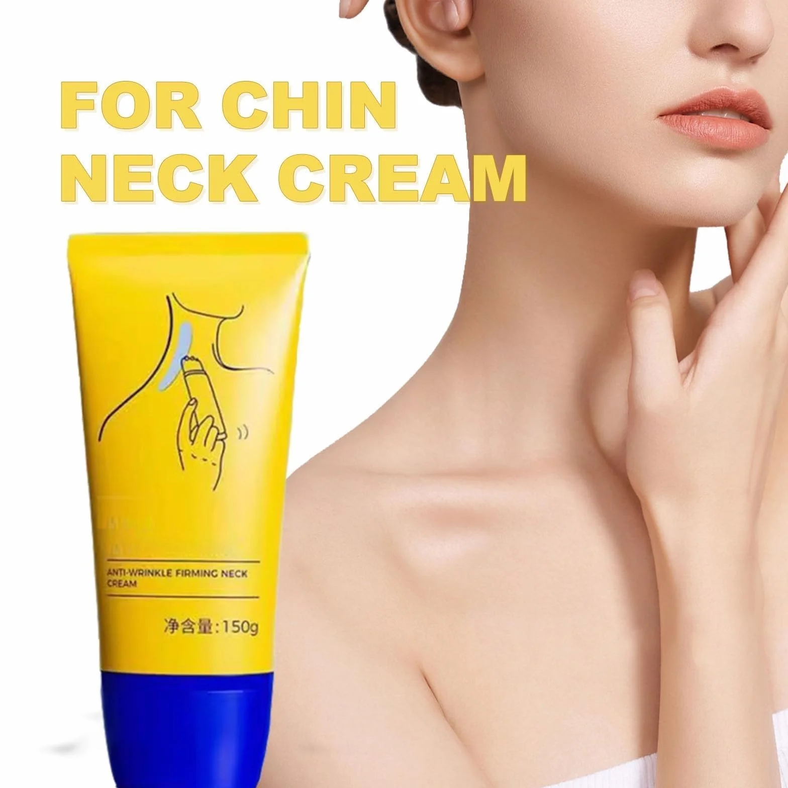 Z Sea Neck Cream, krem ujędrniający Z Sea Neck, nawilżający i ujędrniający zabieg z kolagenem, witaminą C i kwasem hialuronowym, redukuje zmarszczki, unosi i wygładza skórę(1pcs)