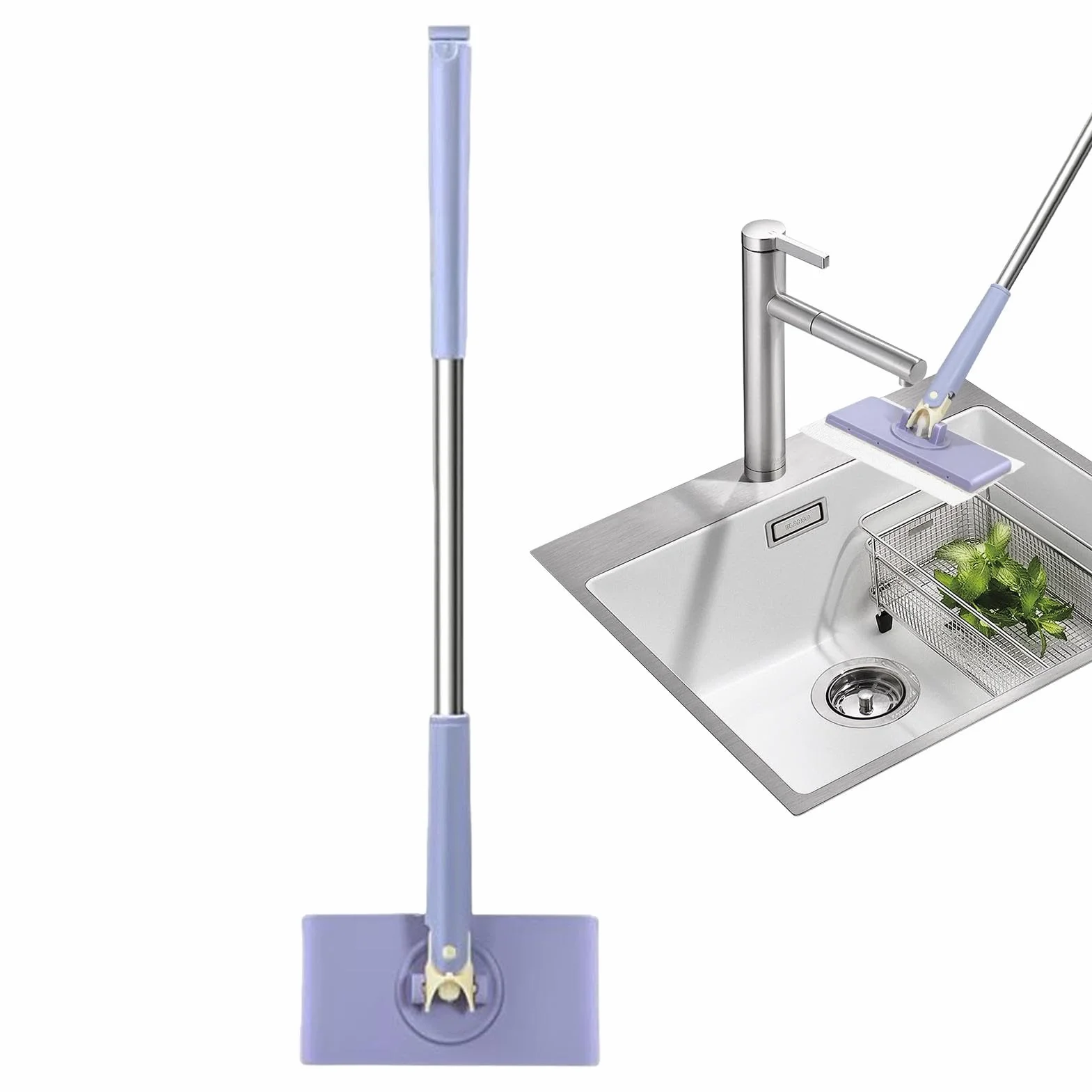Automatyczny mop do twardego drewna laminatu płytek zestaw