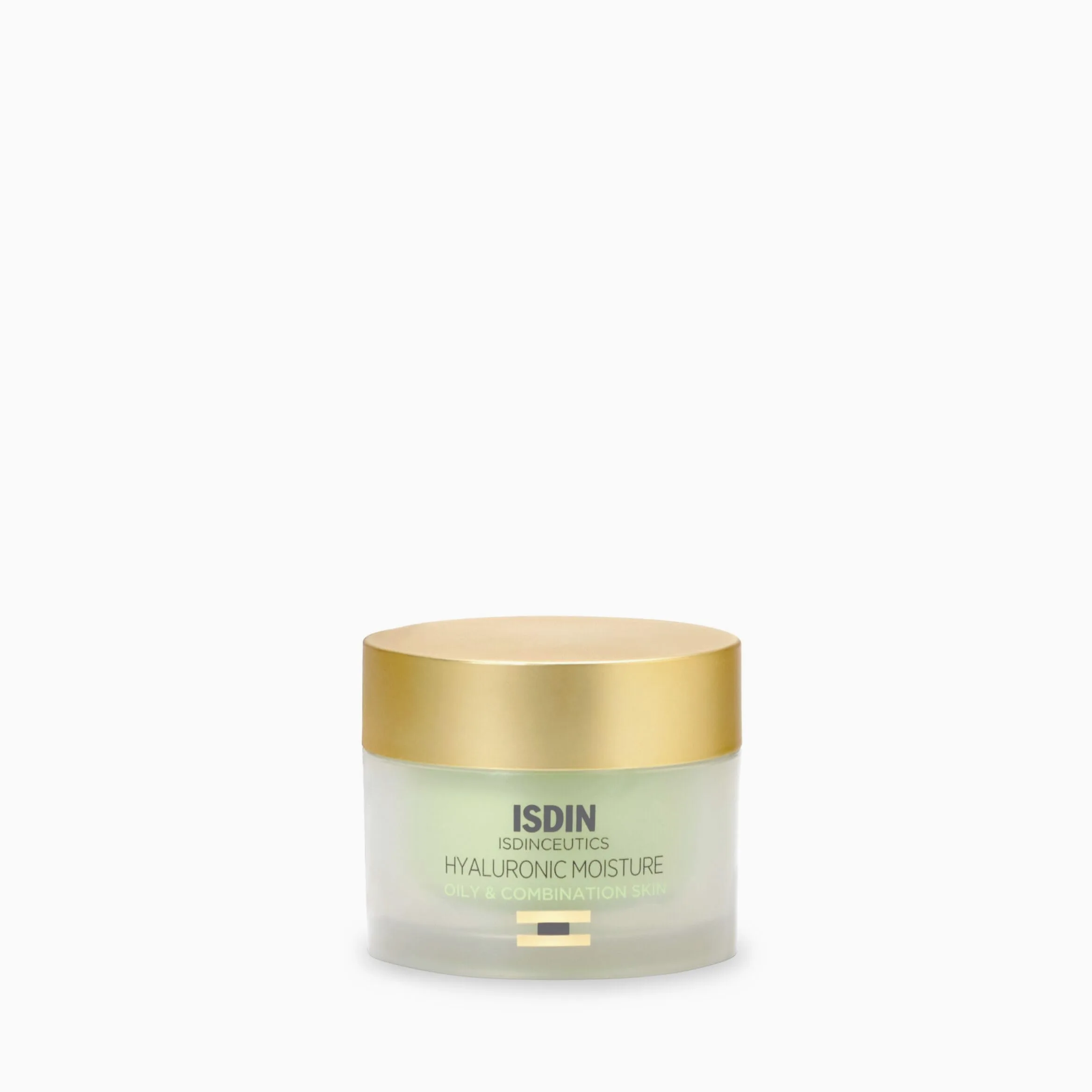 ISDIN ISDINCEUTICS Hyaluronic Moisture Oily and Combination Skin, lekki, nawilżający krem do twarzy z kwasem hialuronowym, specjalnie do skóry tłustej i mieszanej, 50 g