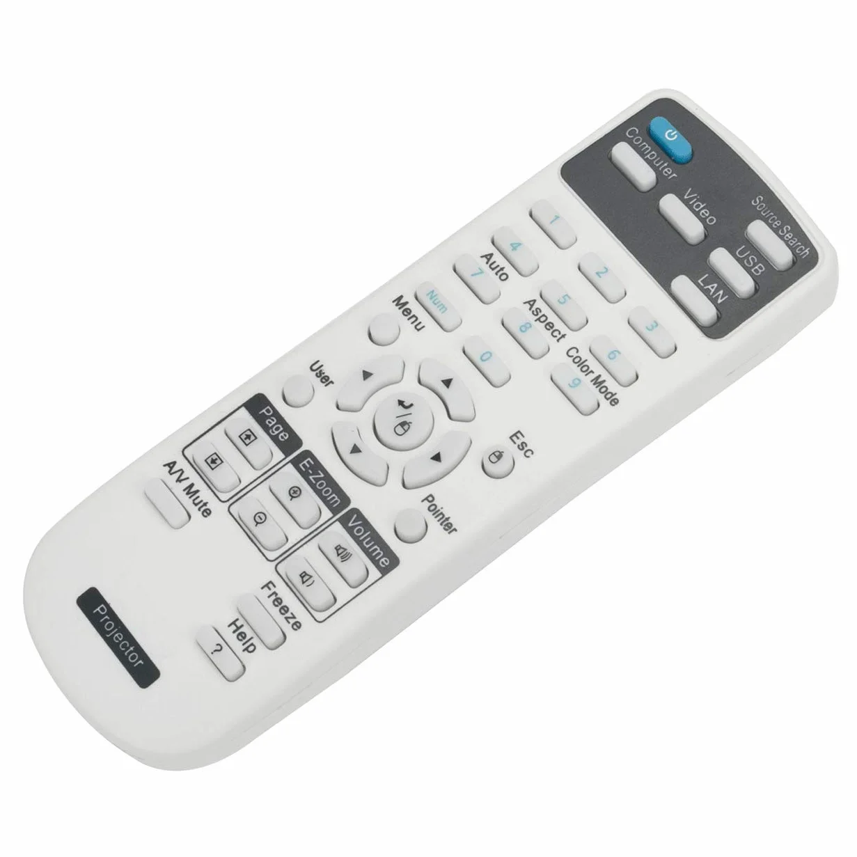 VINABTY pilot zdalnego sterowania do projektora Epson EH-TW5200 / EHTW5200 EB-S31 EB-108 2042 2142W EB-S27 EB-X27 EB-X29 EB-W29 99WH 955WH