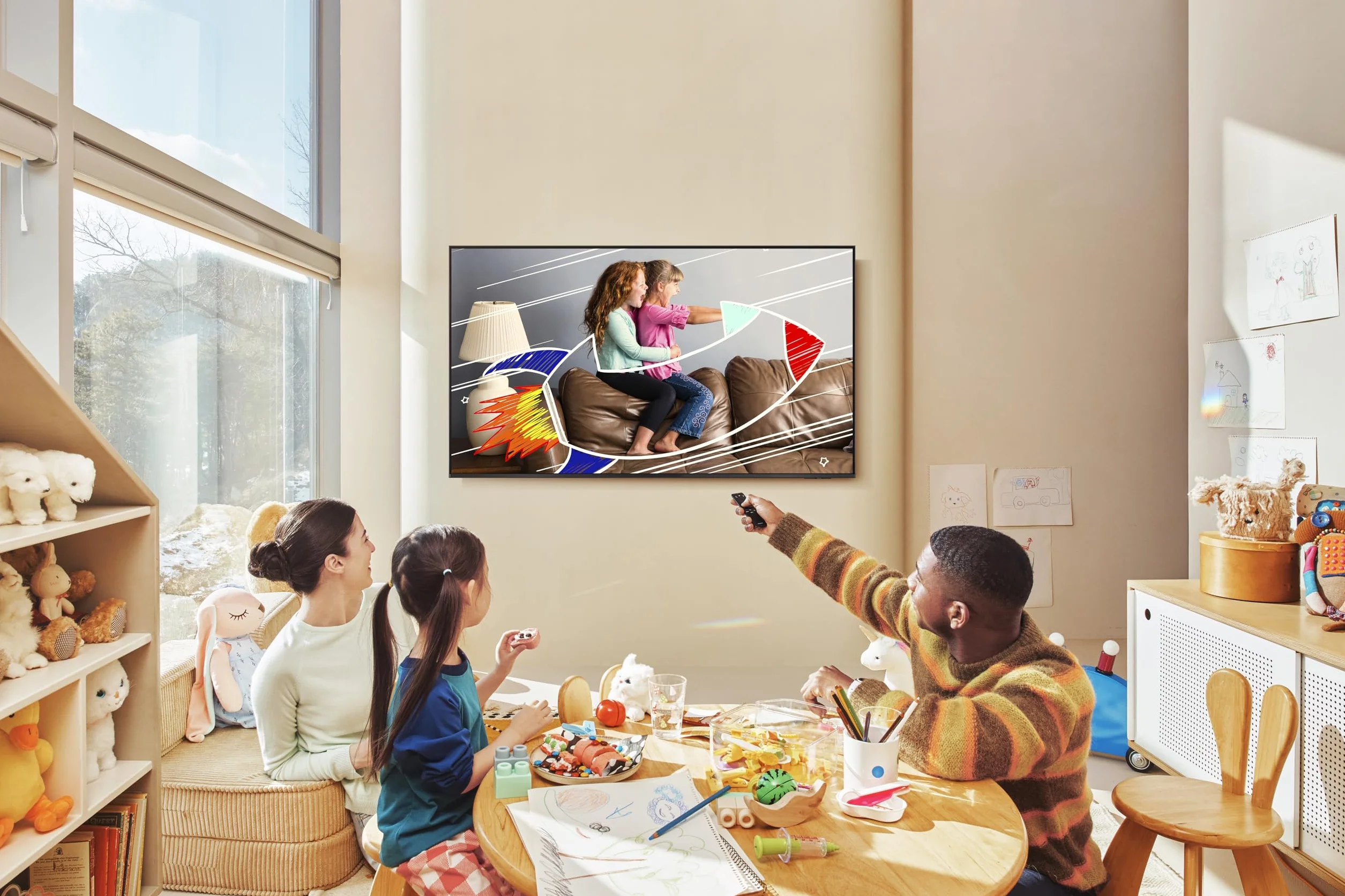 SAMSUNG Telewizor 50 cali QLED Q7F 4K Smart TV z wizją AI, 100% głośności kolorów z kropką kwantową, autentyczny Quantum Dot i Motion Xcelerator