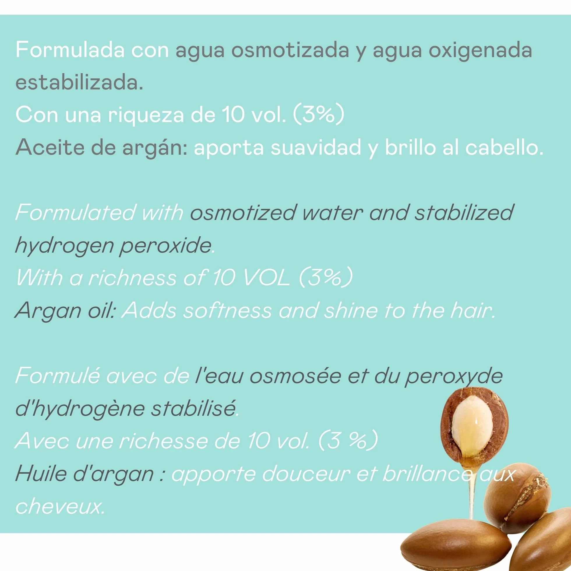 Valquer Laboratorios Oksydant 3%, Biały, 1000 ml