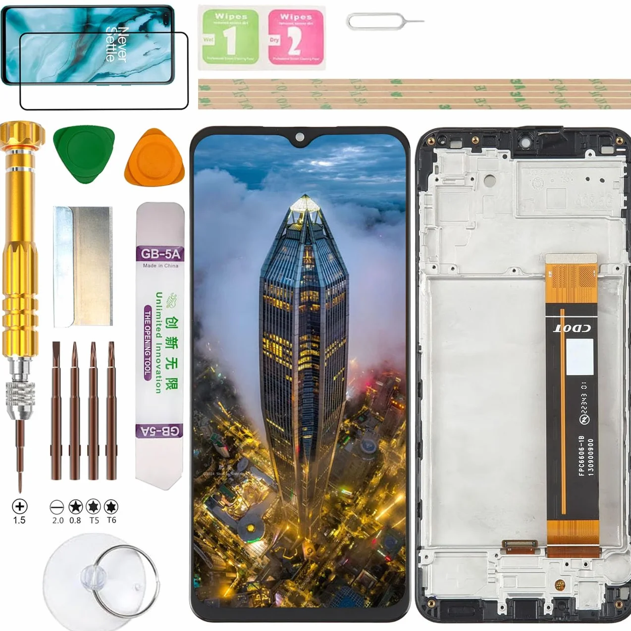 Zespół wyświetlacza LCD do Samsung Galaxy A23 (wersja 5G) SM-A236B/DSN, A236B, A236B/DS, A236E zestaw do wymiany ekranu