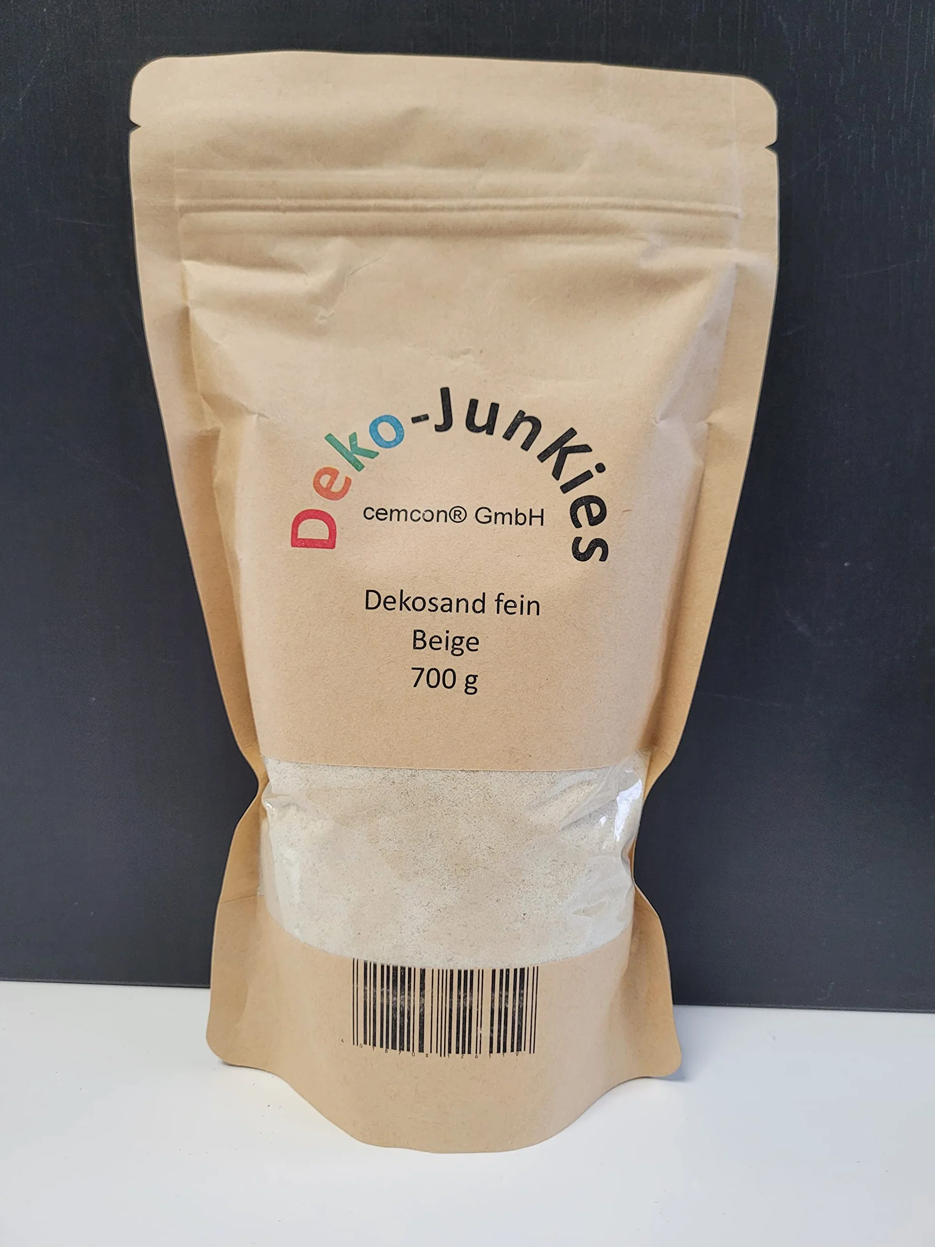 Piasek dekoracyjny kwarcowy drobny beżowy Deko-JunKies
