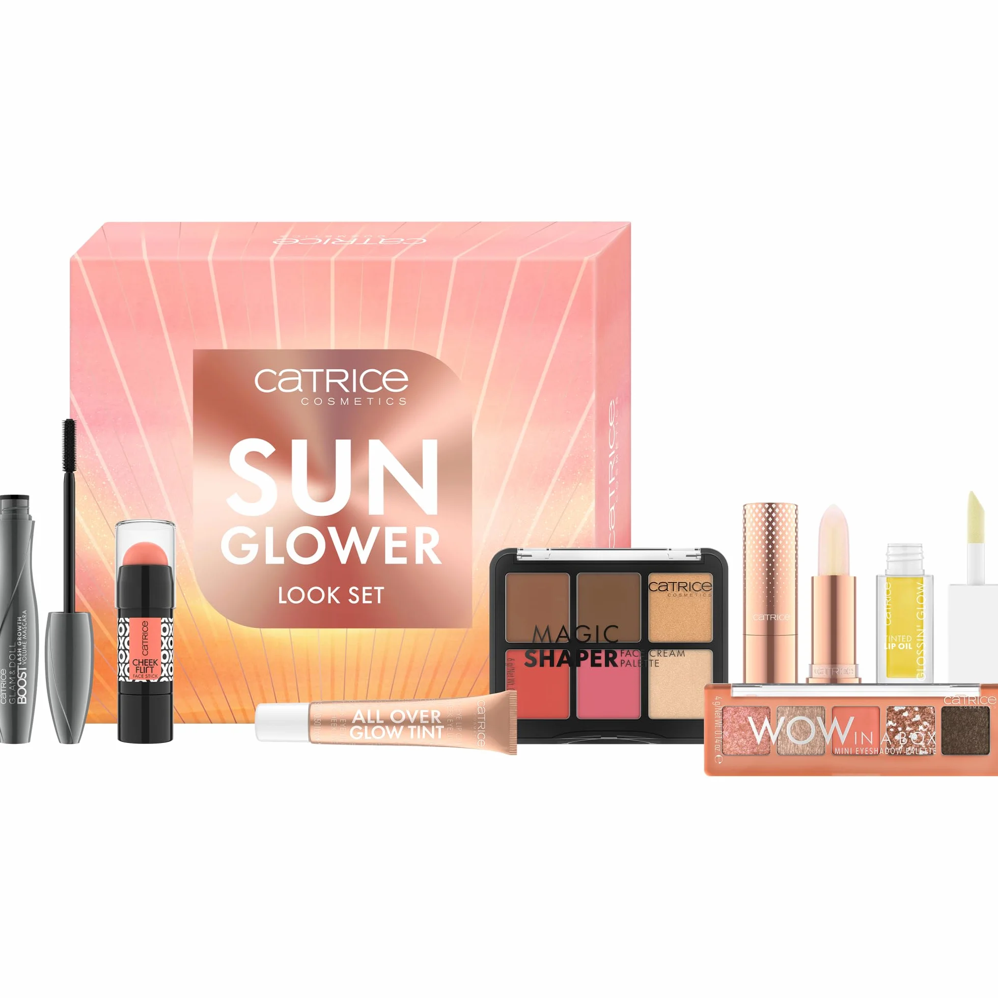 Catrice Zestaw Kosmetyków do Makijażu Sunglower Look Set, Błyszczący, Świetlisty (1Pcs)