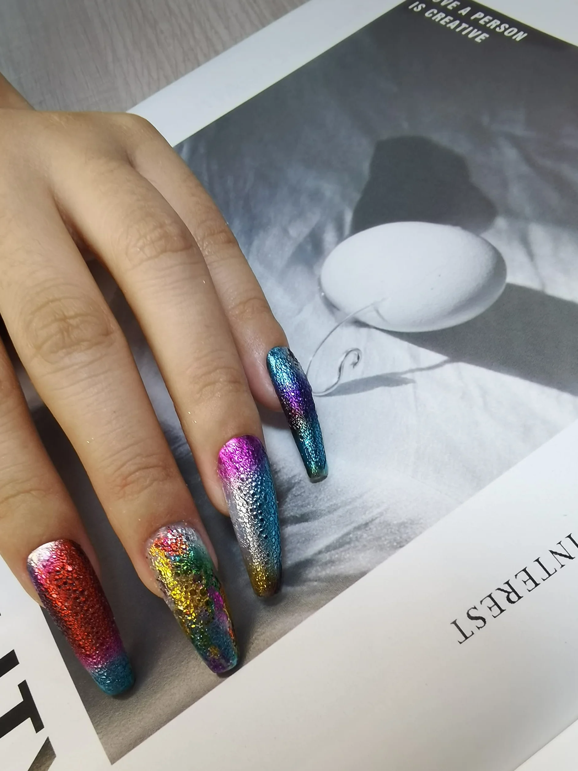 AIMEILI 2 sztuki Nail Art Foil Glue Gel 15 ml folia transferowa do paznokci naklejki na paznokcie Nail Art Foil Glue Gel Set