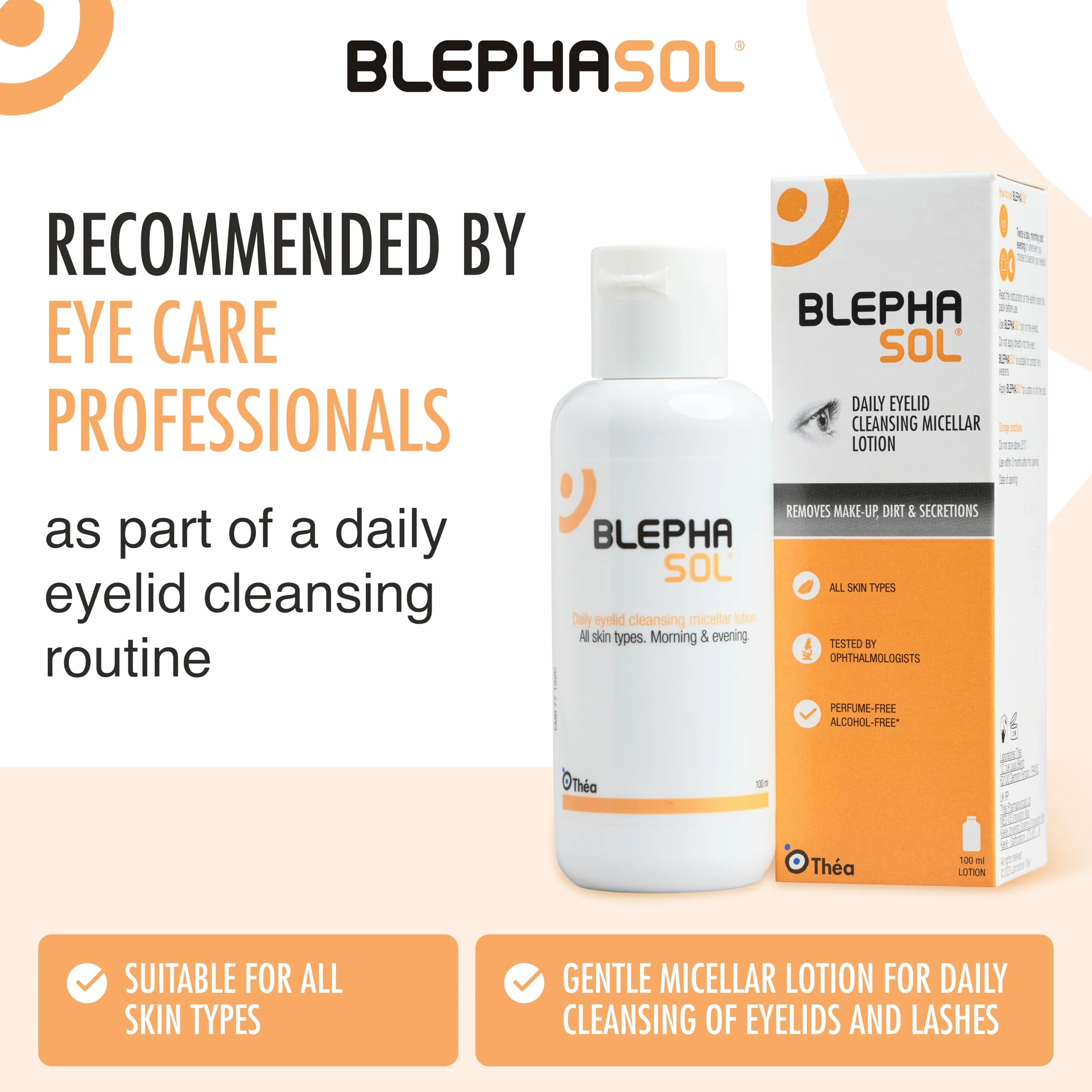 Blephasol 100 ml Sensitive Eyelids Eye Lotion