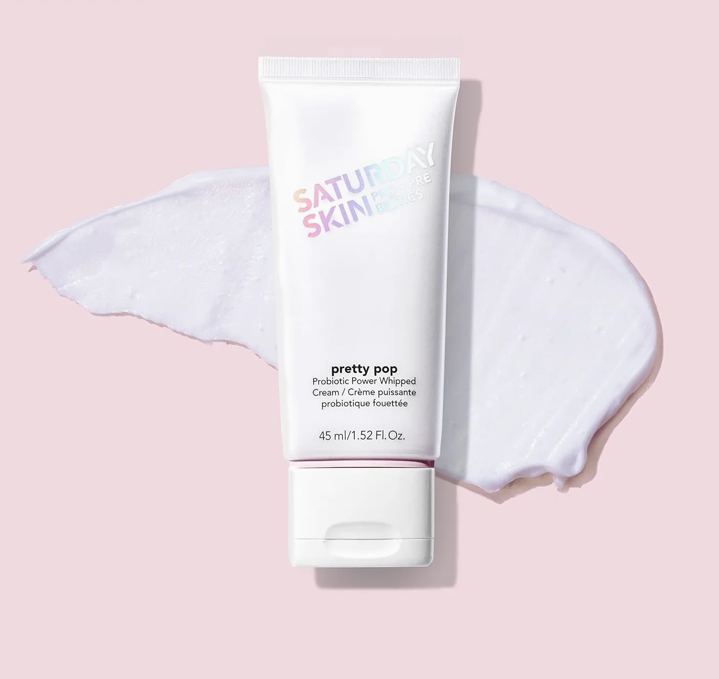 Saturday Skin Pretty Pop Prebiotics and Probiotics whipped Nawilżający Krem Odżywianie Allure Best of Beauty Winner 2020 (1,52 Fl Oz)