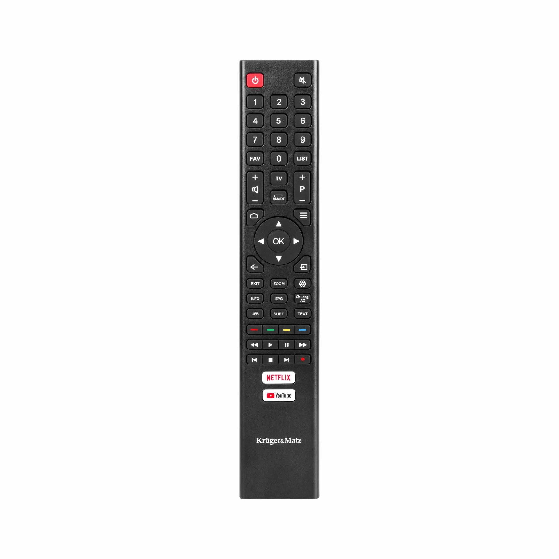 Krüger&Matz Telewizor 32" HD Smart 1366x768 px DVB-T2/S2 H.265 HEVC Podświetlenie D-LED Odświeżanie 60 Hz KM0232-S6