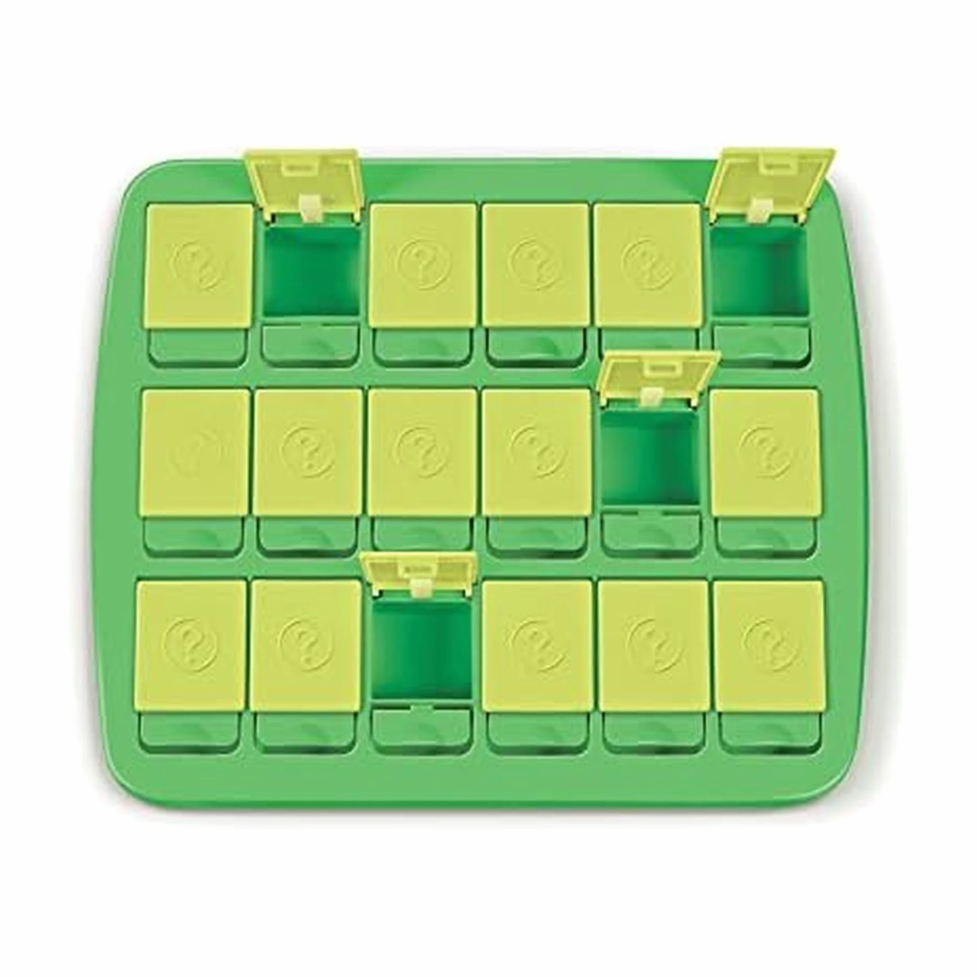 Genuine Fred MATCH UP tacka na przekąski z pamięcią Zielona 25 x 22 cm
