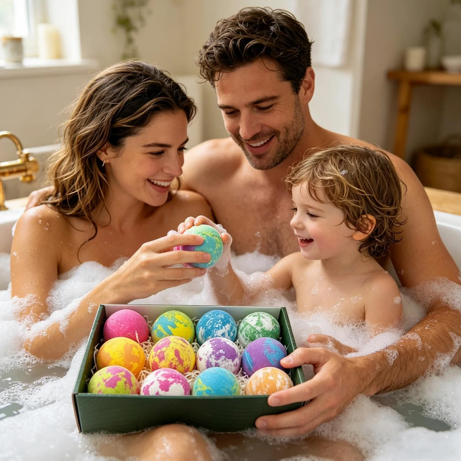 Kula do kąpieli Zabawne Naturalne Akcesoria do Bąbelków Spa | Kule pod prysznic z zabawkami Dla Dzieci Chłopców Dziewcząt Domu Hotelu Podróży Łazienki Wanny Przyjęcia