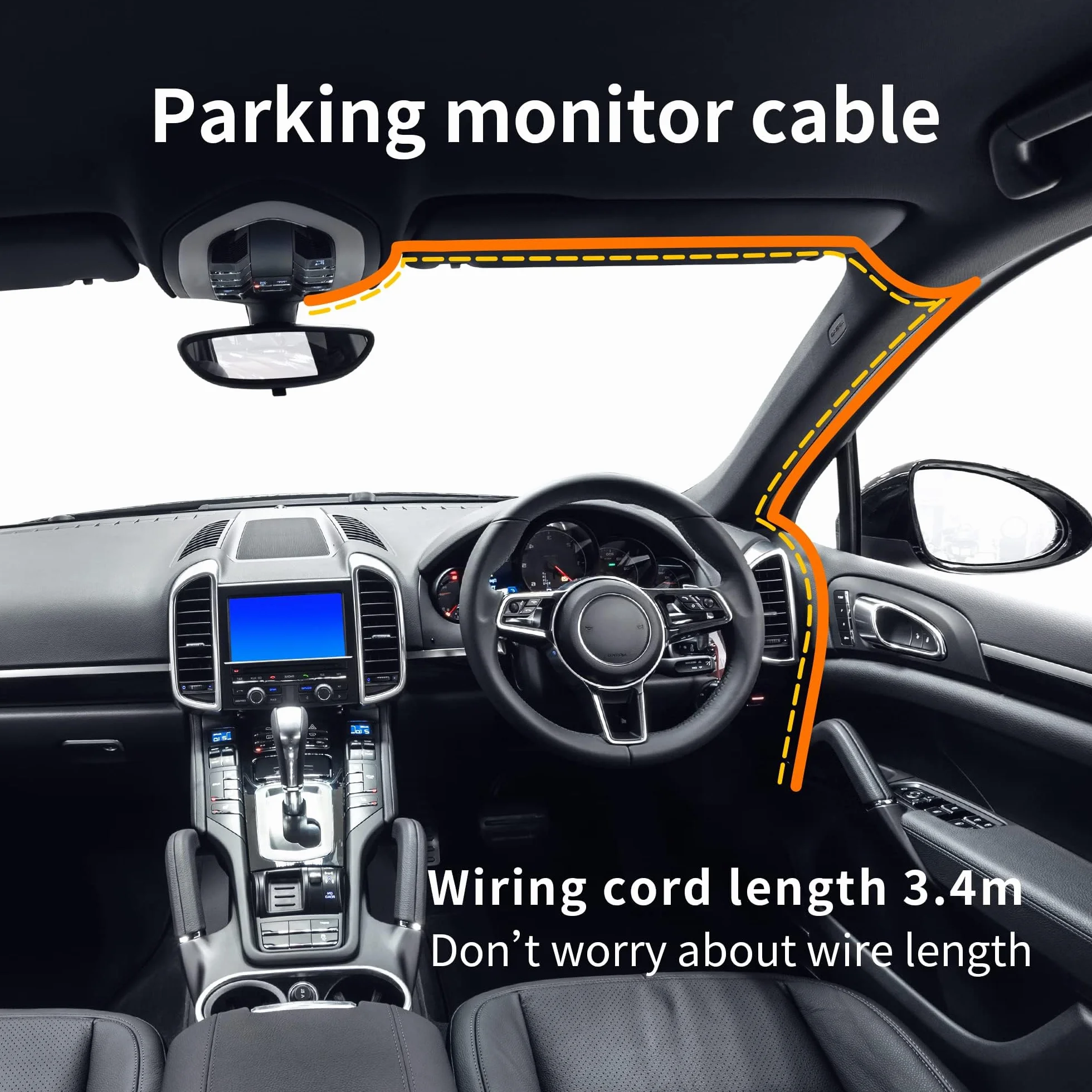 KAWA Dashcam - Zestaw do stałego podłączenia samochodowego, kompatybilny z modelami D5 i D6. Port Micro-USB