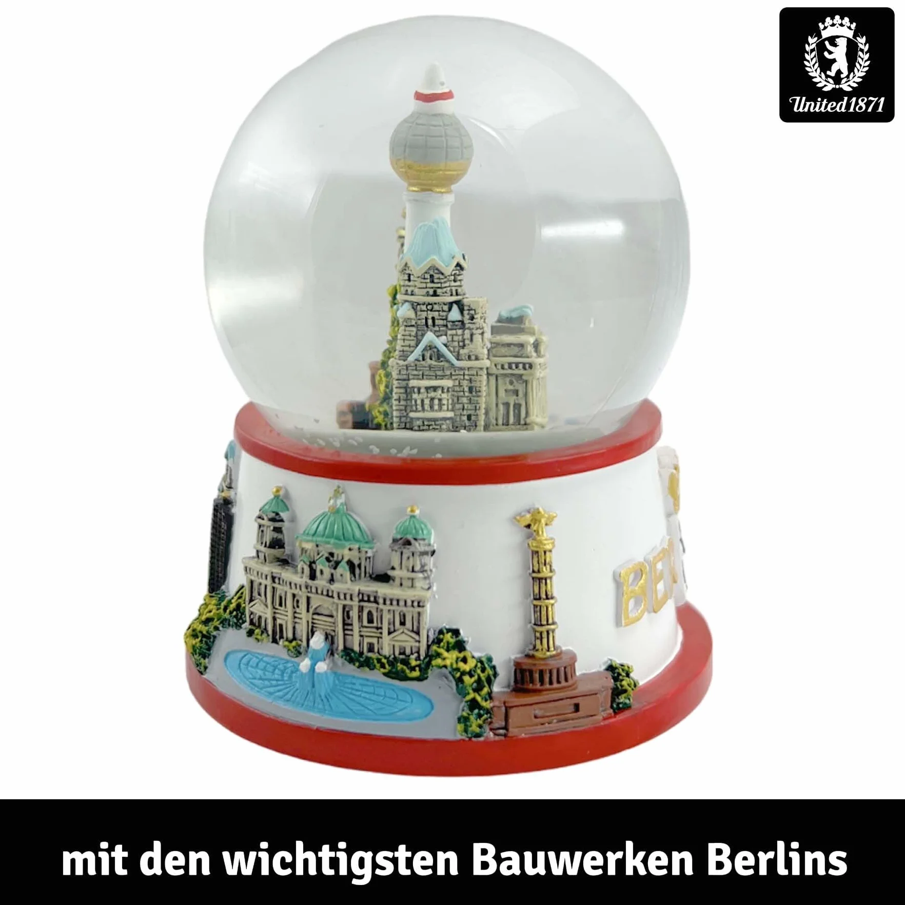 Kula śnieżna Berlin pamiątka z Niemiec w pudełku prezentowym