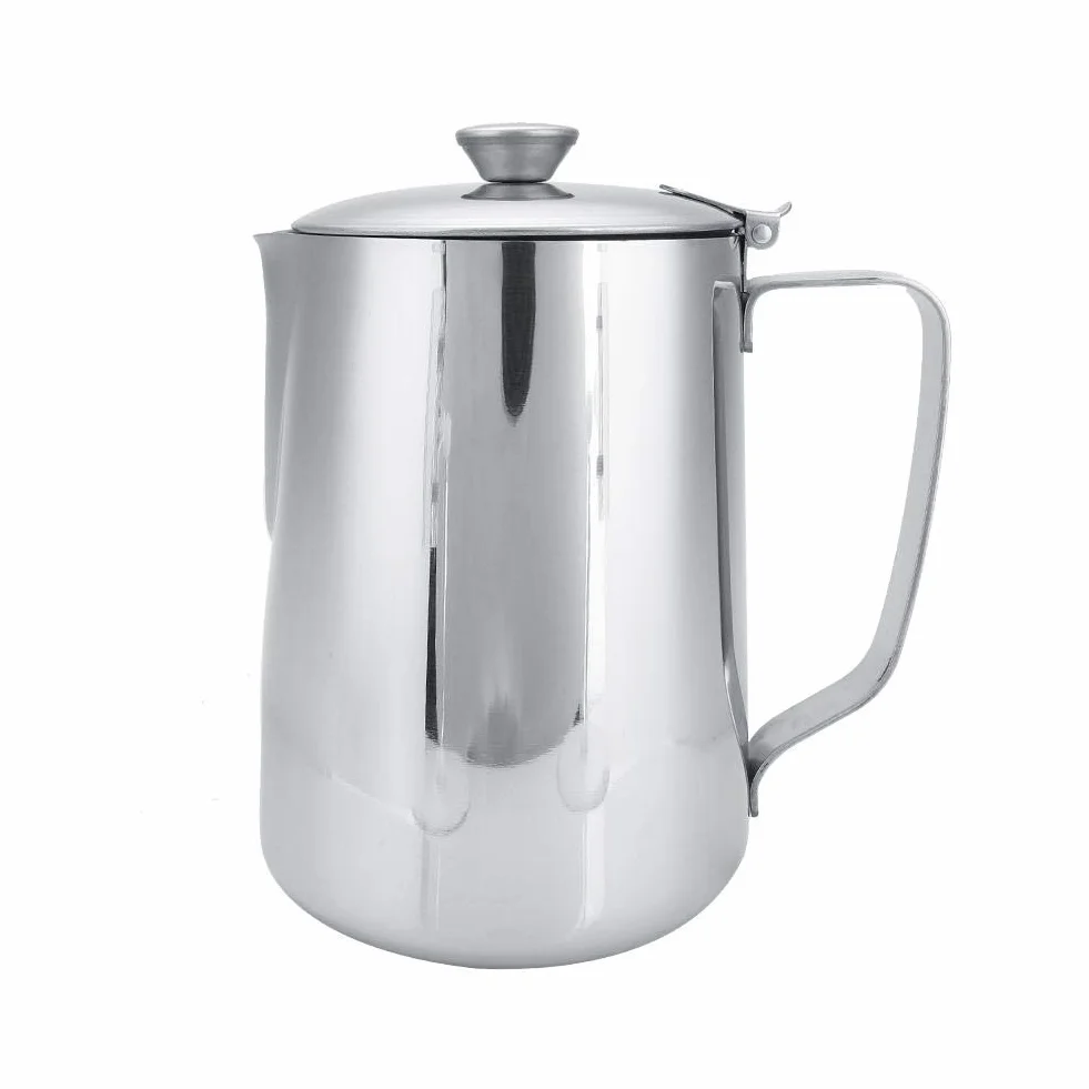 Nikou Kubek do piany ze stali nierdzewnej 1000 ml do kawy latte art