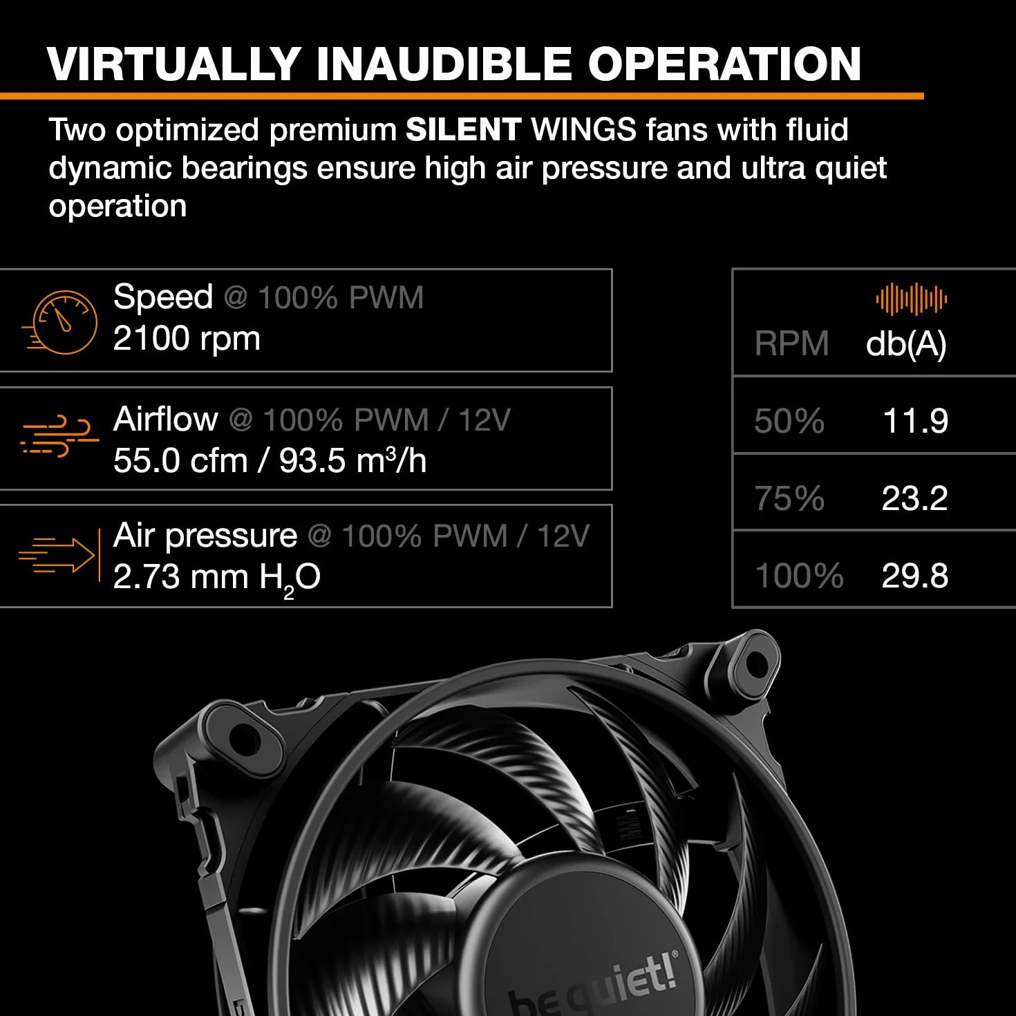 be quiet! Dark Rock Pro 5 Chłodzenie powietrzne, niezwykle wysoka wydajność chłodzenia, 7 wysokowydajnych ciepłowodów, wentylator Silent Wings 120 mm PWM, wentylator Silent Wings 135 mm PWM