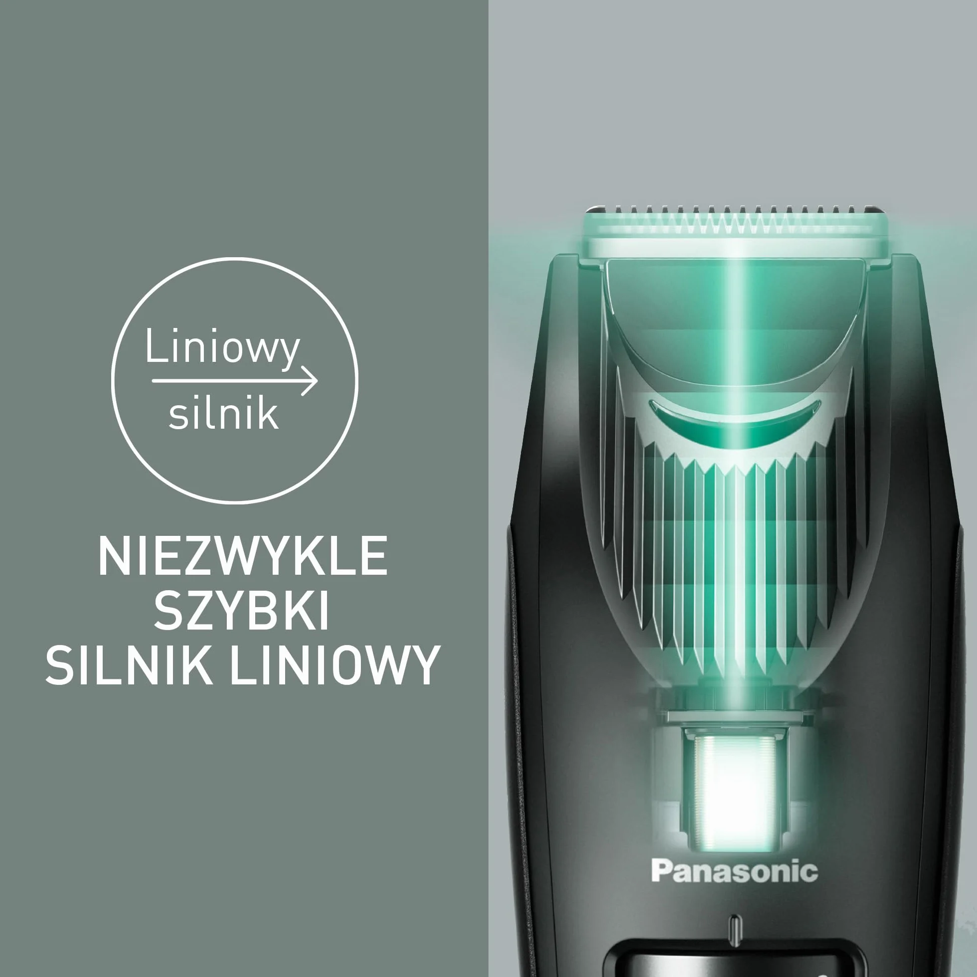 Panasonic Trymer do brody Premium ER-SB40 z 19 ustawieniami długości, trymer do brody 0,5 – 10 mm, trymer dla mężczyzn, silnik liniowy