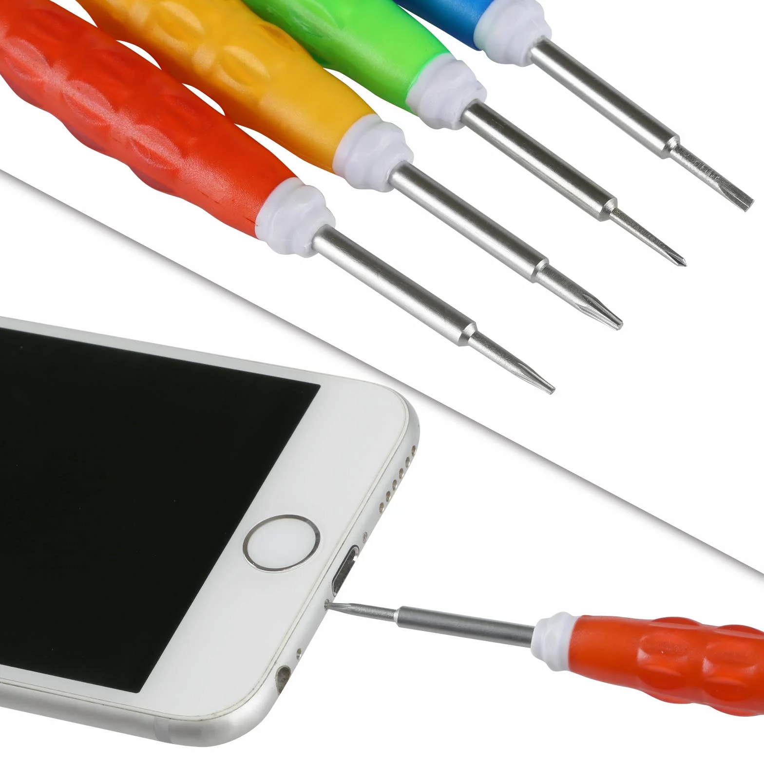 LIHAO 21 w 1 zestaw narzędzi do naprawy telefonu komórkowego, profesjonalny zestaw narzędzi, śrubokręt, klej przyssawka do smartfonów, tabletów, komputerów multimedialnych