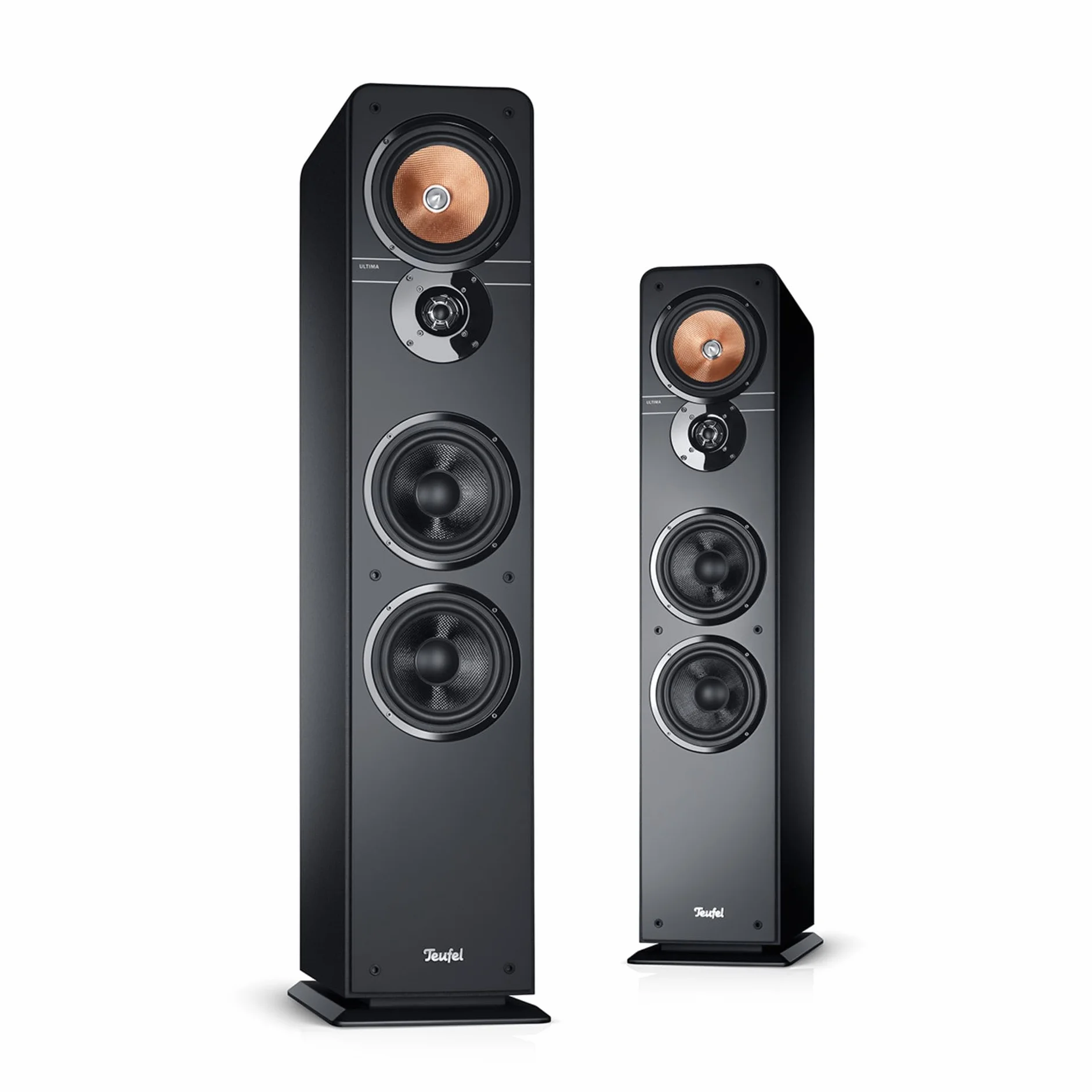 Kolumny głośnikowe stereo Teufel ULTIMA 40, kolumny podłogowe czarne