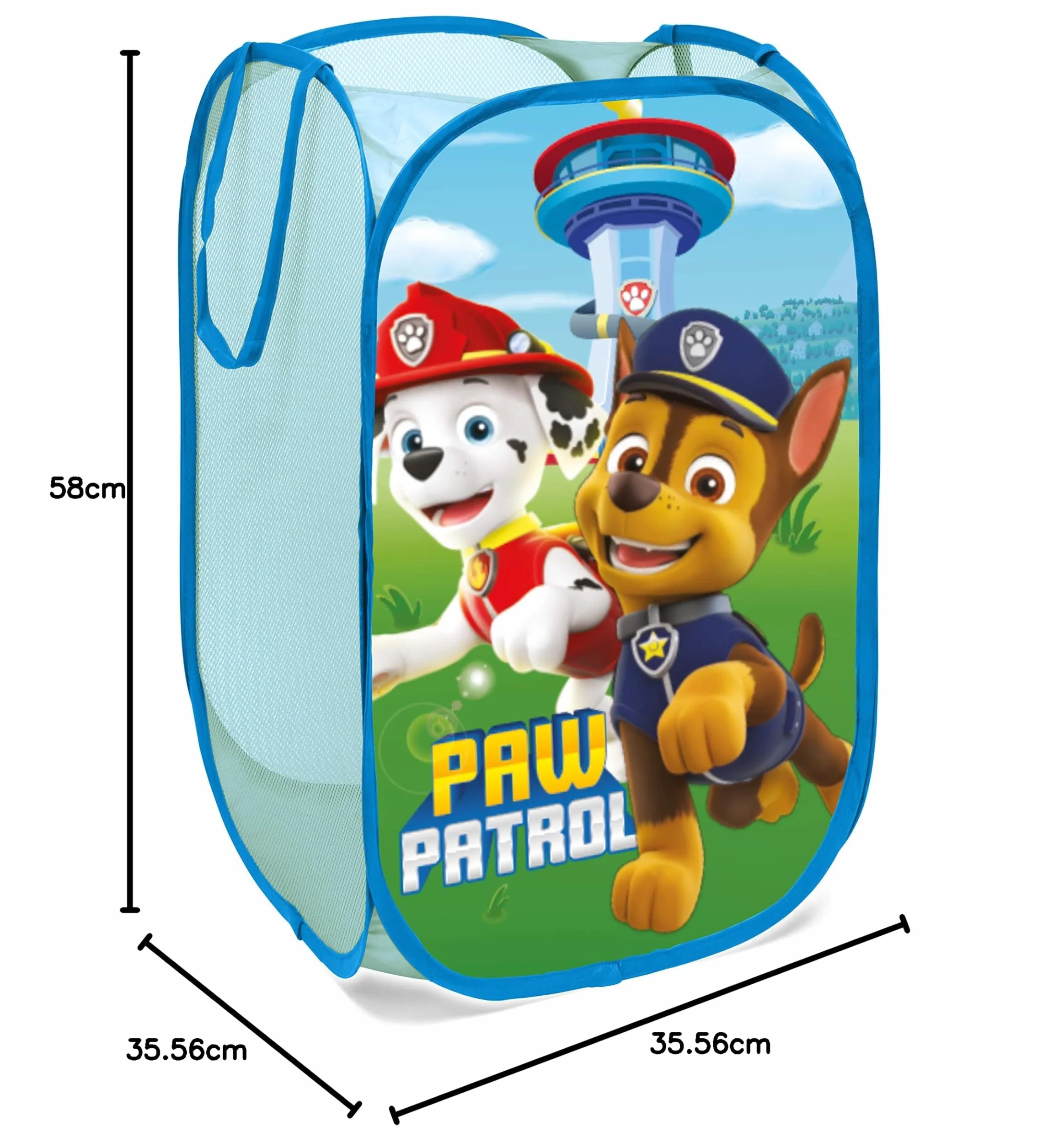 Psi Patrol Składany Kosz na Zabawki 36x36x58 cm Oficjalna Licencja