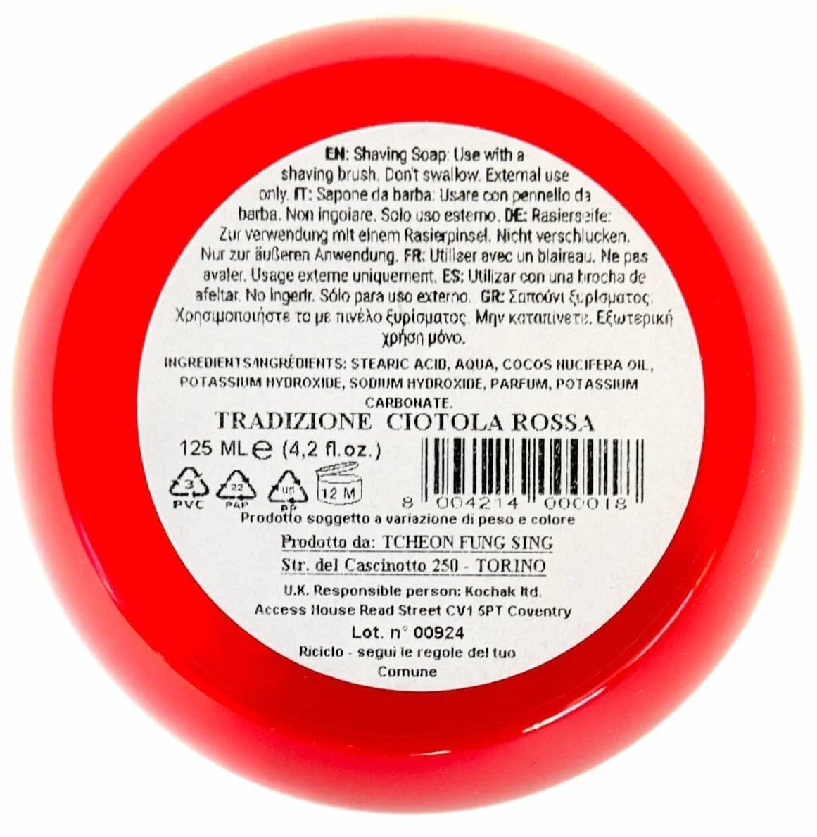 TFS mydło do golenia migdałowego 125ml