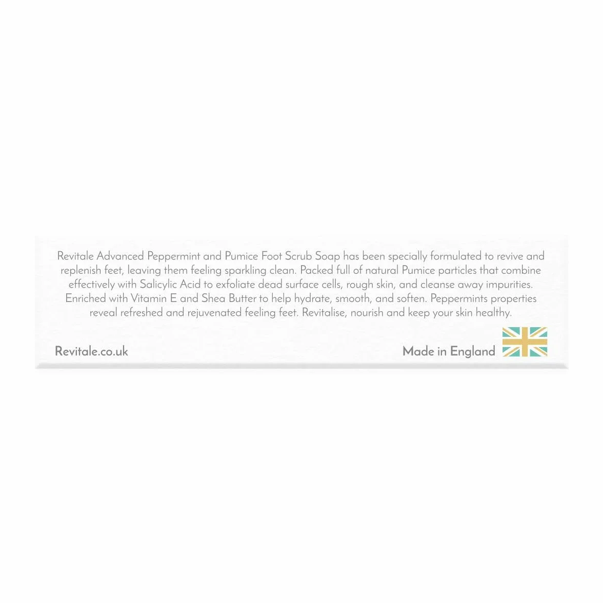 Revitale Advanced Peppermint & Pumice Foot Scrub Soap – Eksfoliująca i rewitalizująca kostka do stóp