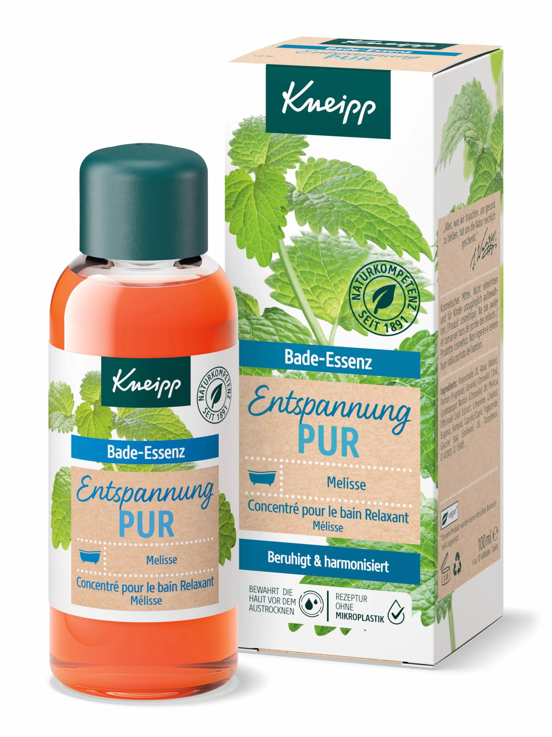 Kneipp Indyjska Melisa Olejek do Kąpieli, Wielokolorowy, 100 ml